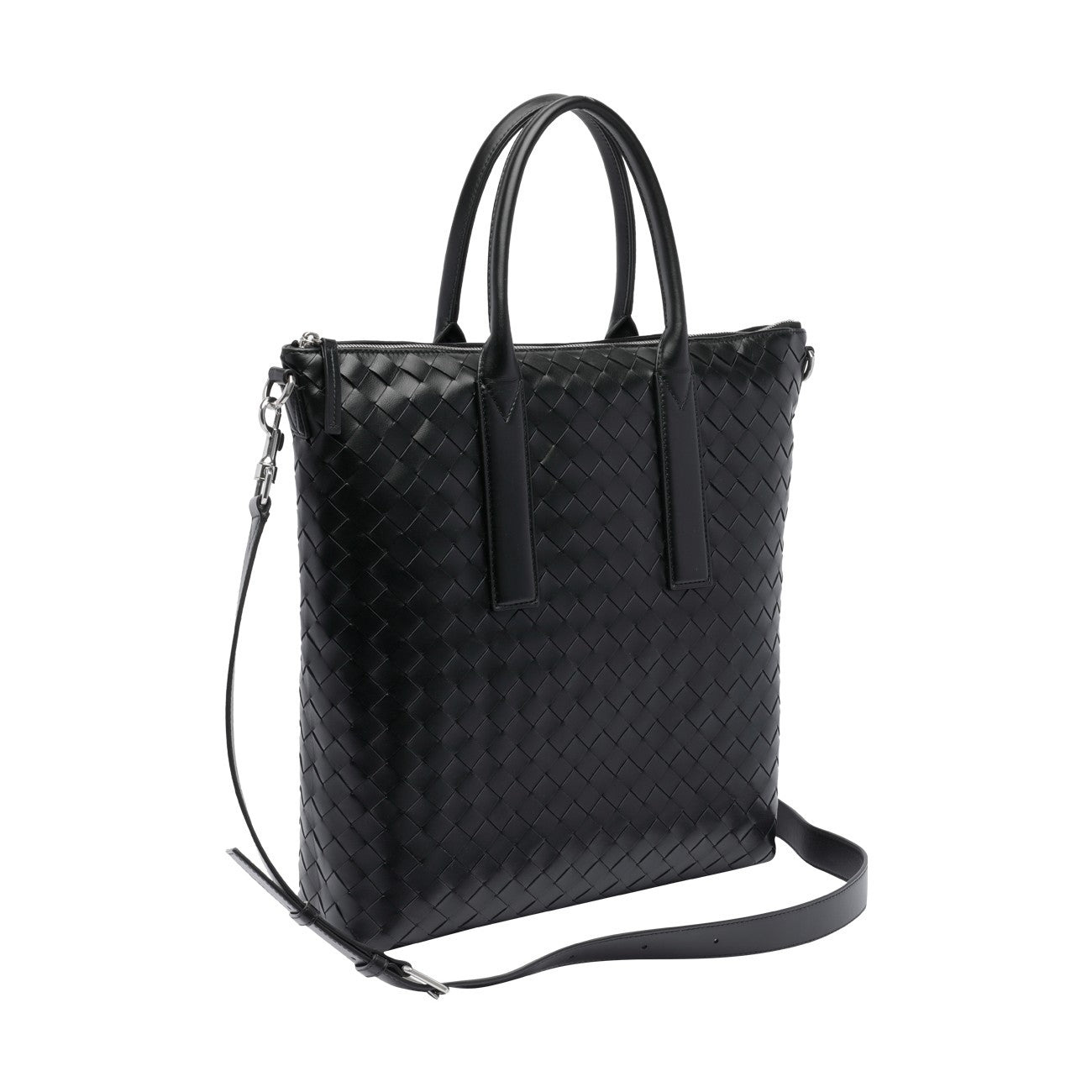 Bottega Veneta Men North-South Zipped Intrecciato Tote - 2