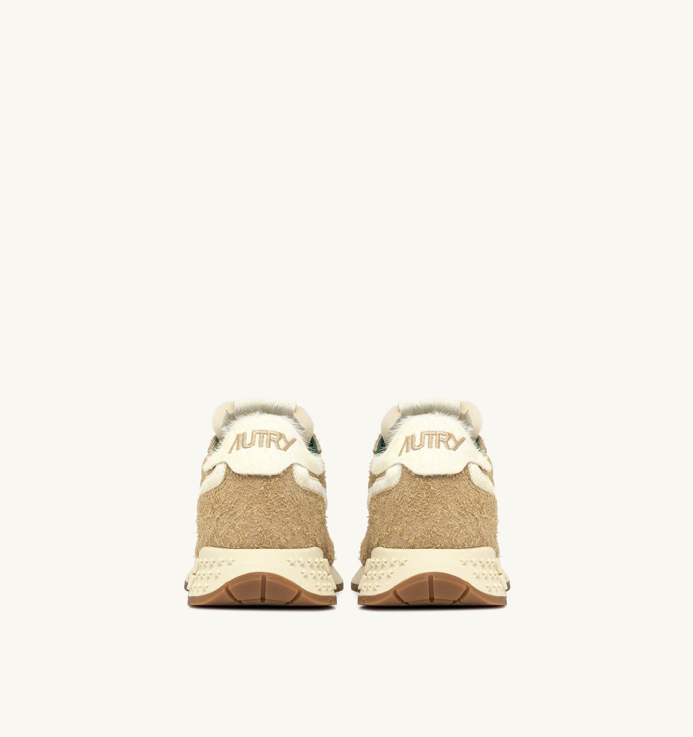 REELWIND LOW SNEAKERS IN LEAF AND NUT SUEDE AND NYLON - 3