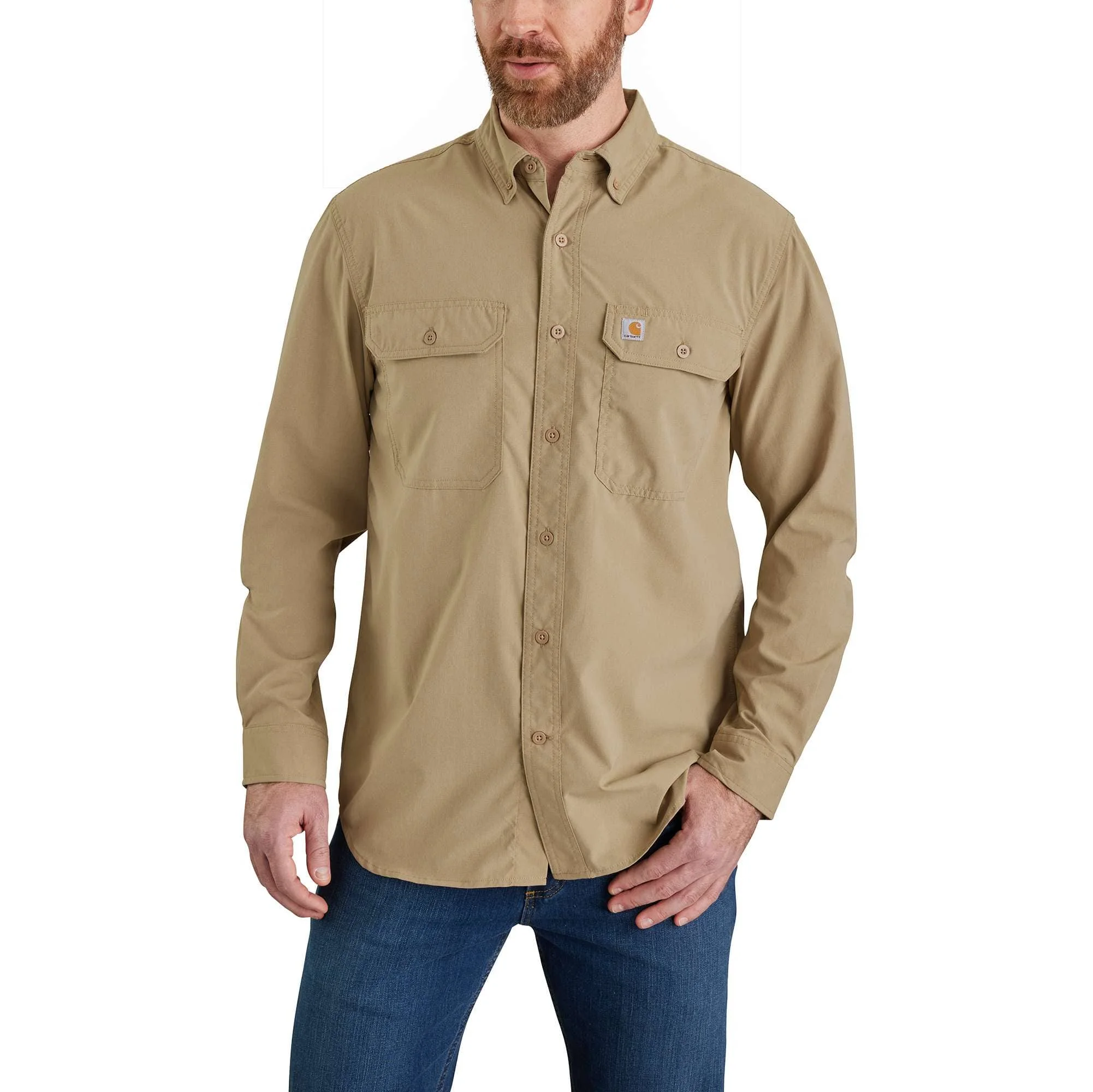 Force Sun Defender™ Chambray Relaxed LS Shirt - 1