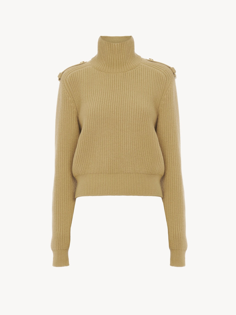 Chloé MOCK-NECK SWEATER IN WOOL & CASHMERE outlook