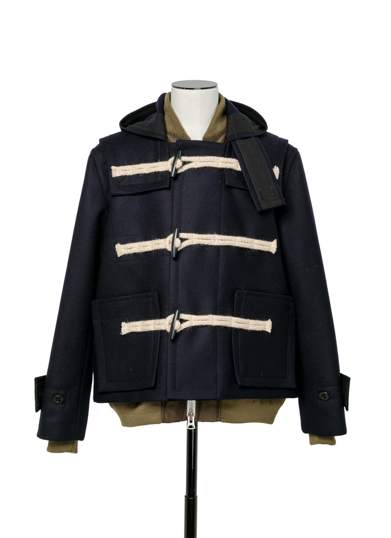 sacai Wool Melton Blouson outlook