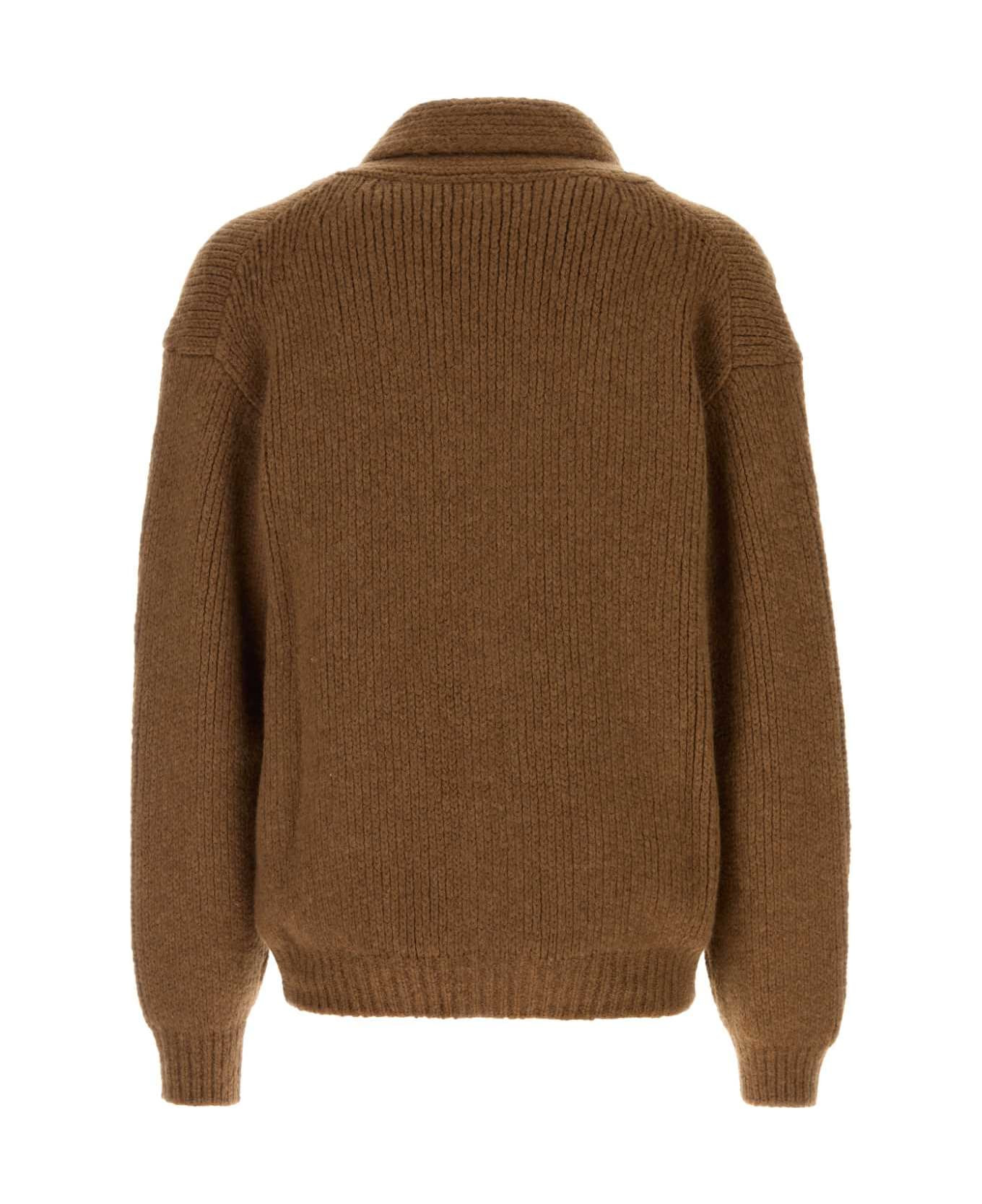 Brown Cashmere Cardigan - 2