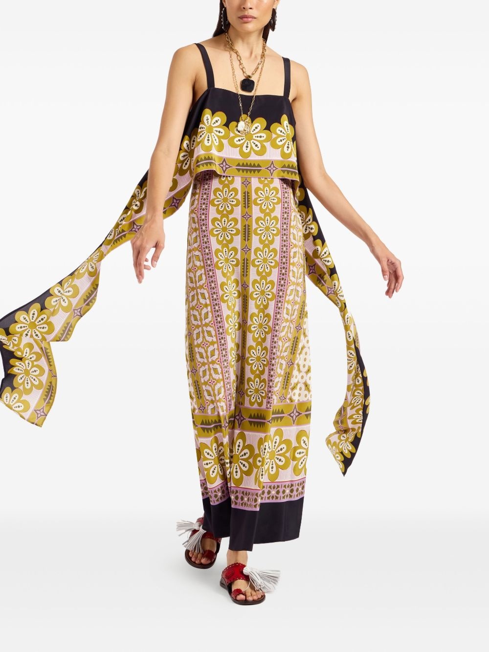 Slip-Around floral-print maxi dress - 2