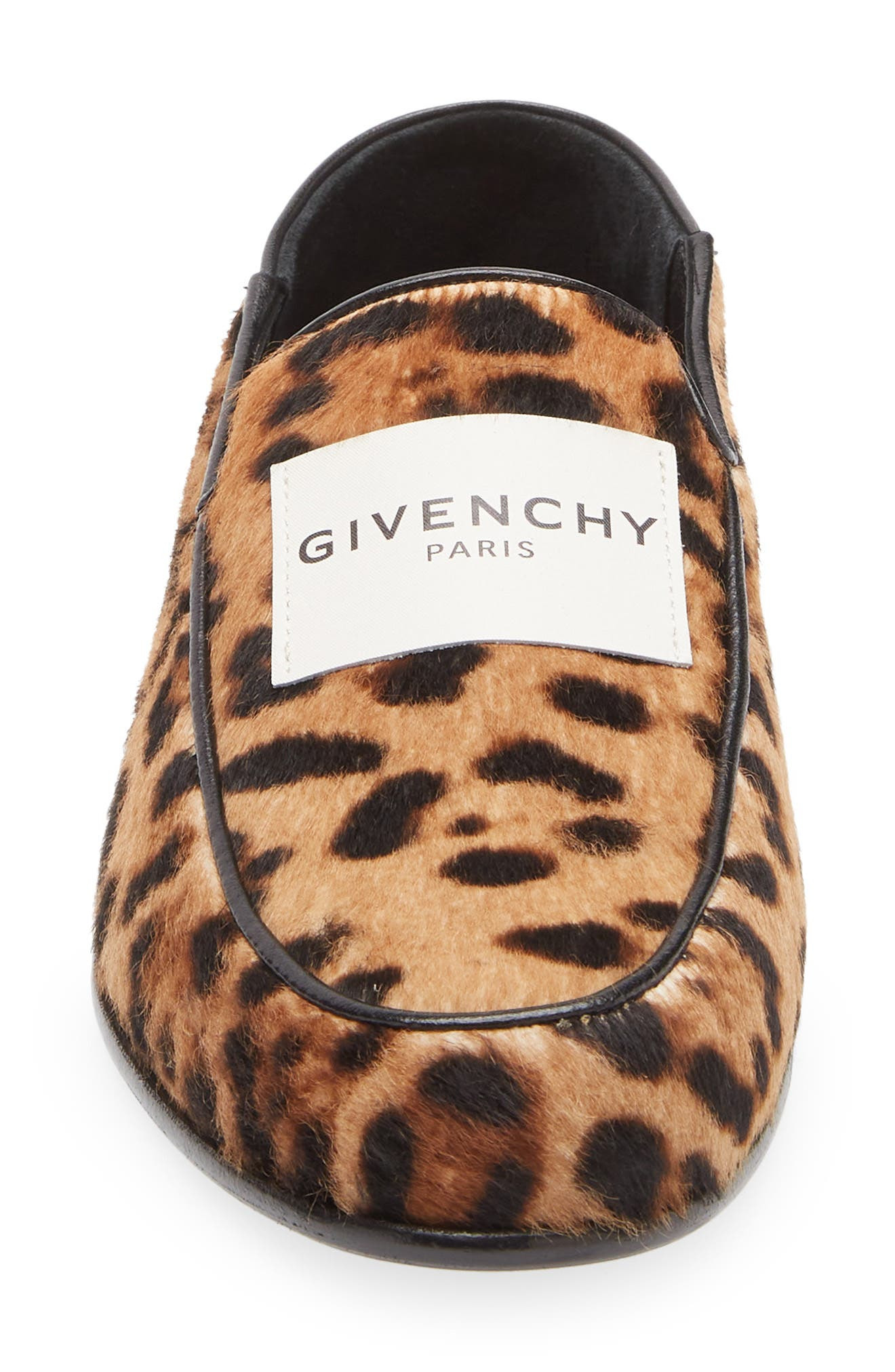 Givenchy Label Convertible Loafer in Black/Beige Calf Hair at Nordstrom - 4