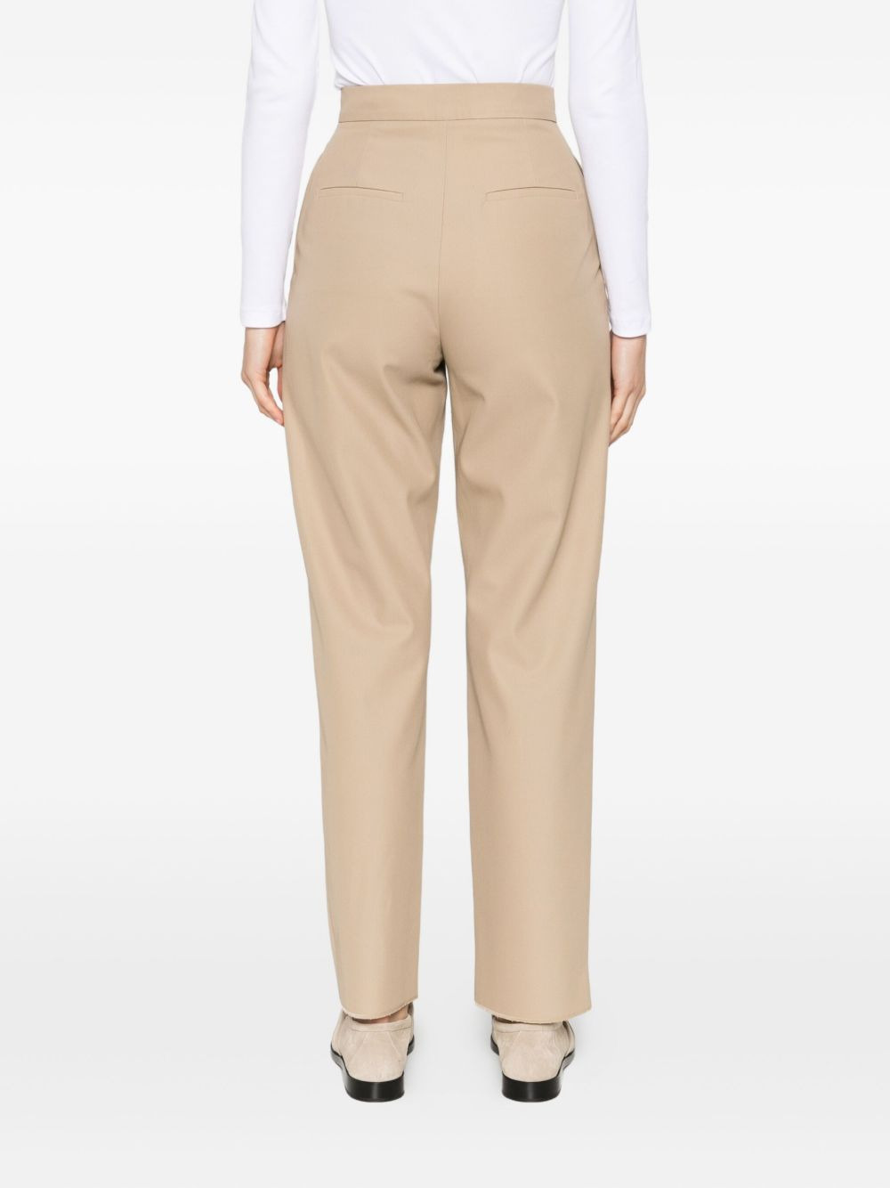 Dede pleated raw-edge trousers - 4