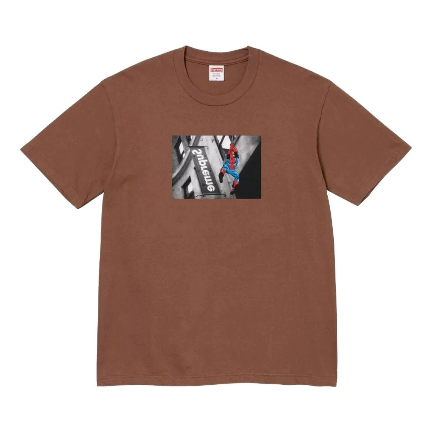 Supreme SS26 Spider-Man T-Shirt 'Brown' SUP-SS26-001-BRN - 1
