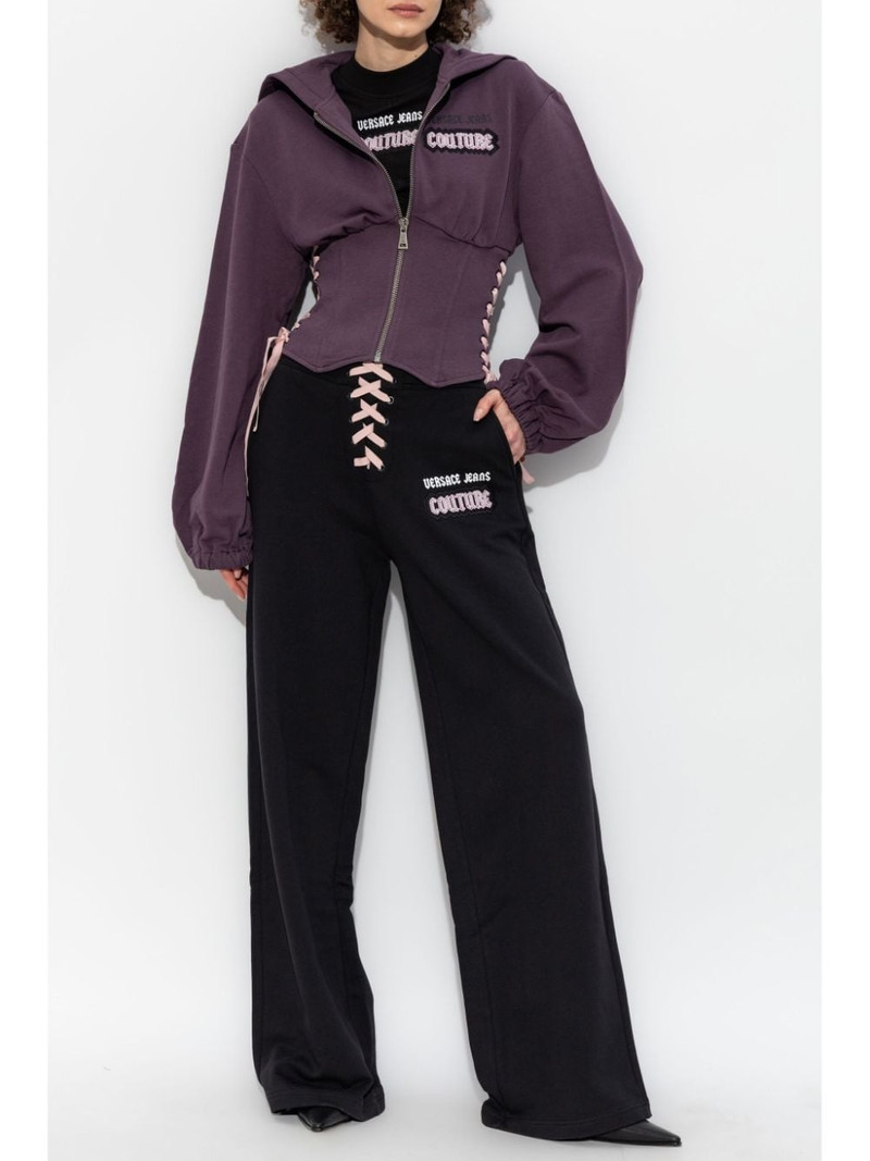 VERSACE JEANS COUTURE corset-style hoodie outlook