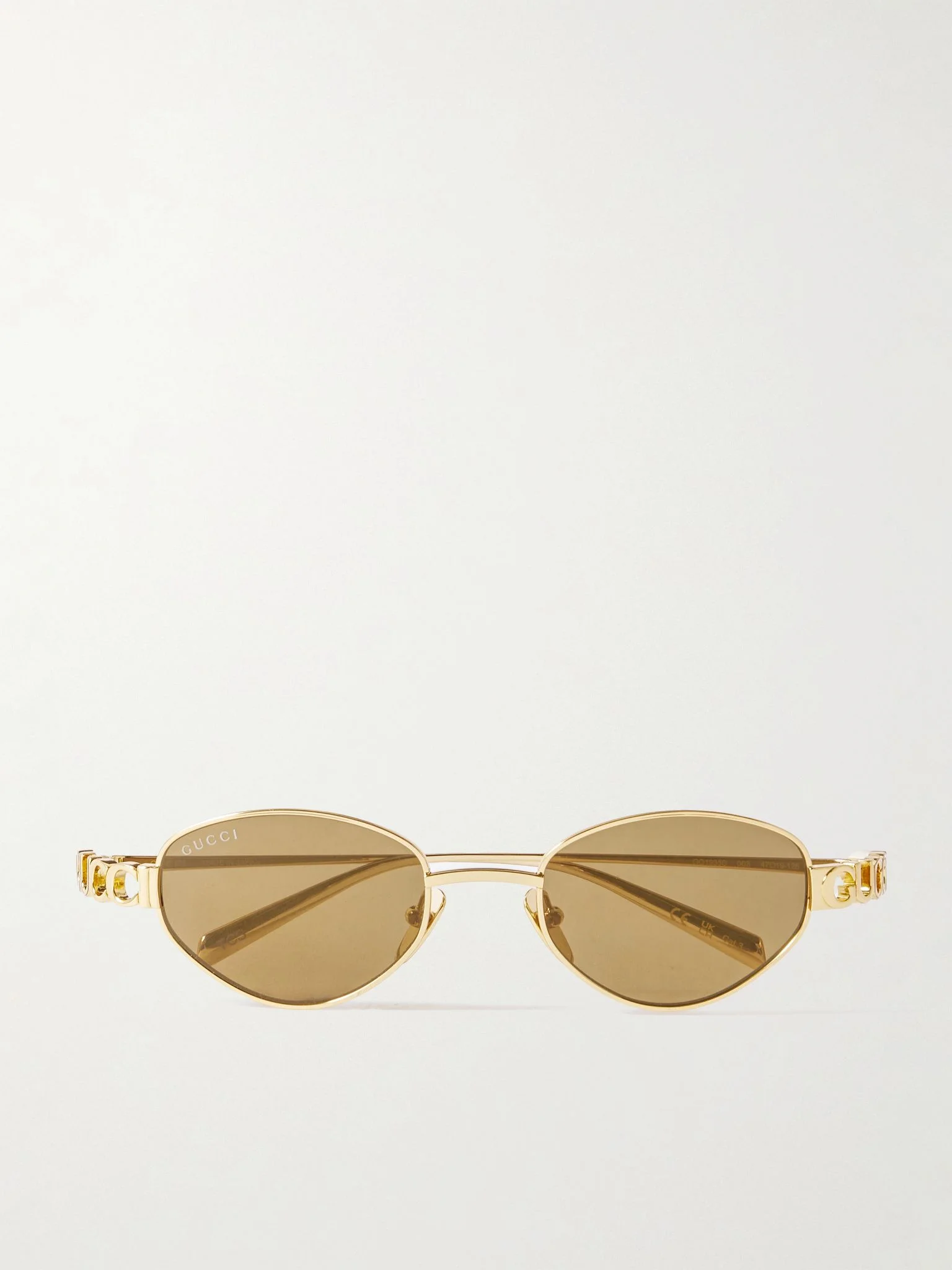 Block Bending cat-eye gold-tone sunglasses Gold - 1