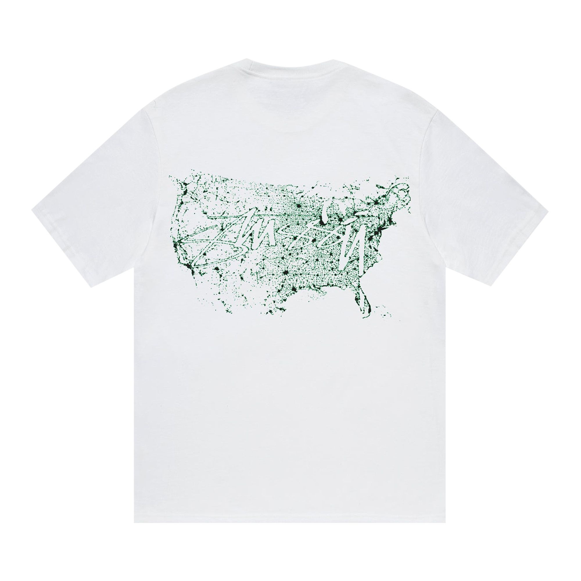 【Stussy】 Night Lights T-Shirt White Stüssy Stussy Night Lights Tee 'White' | REVERSIBLE