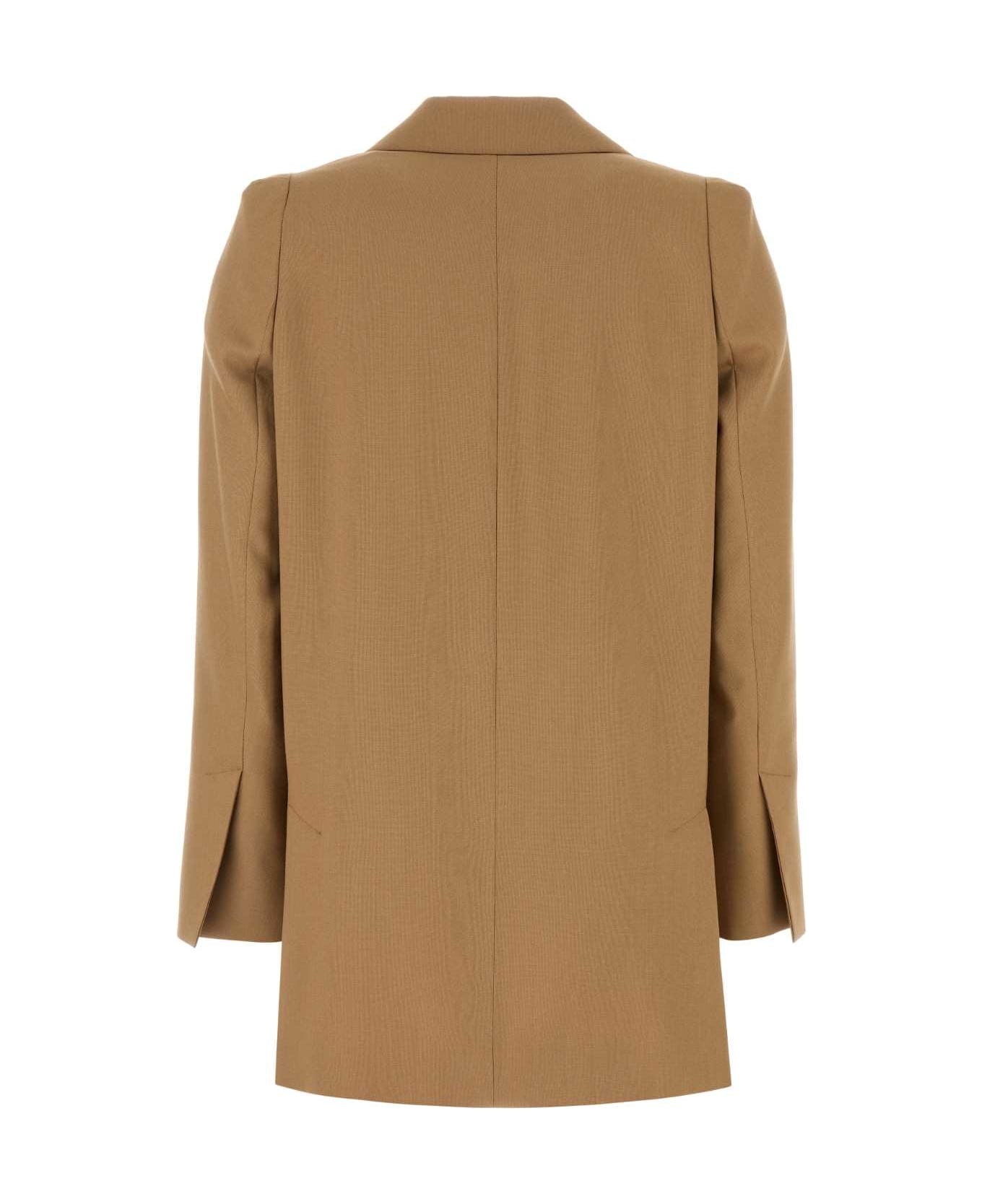 Camel Wool Blend Kitten Blazer Max Mara - 2