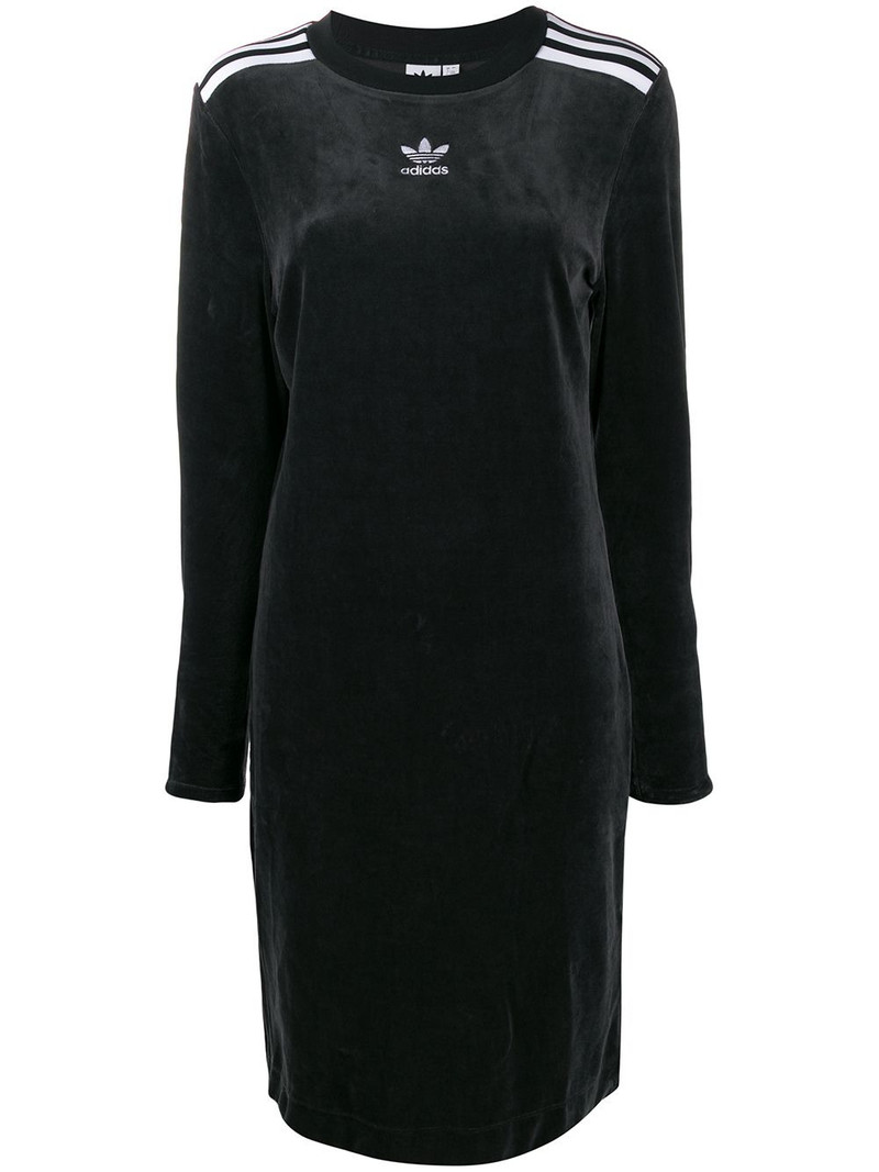 long sleeved logo dress 1