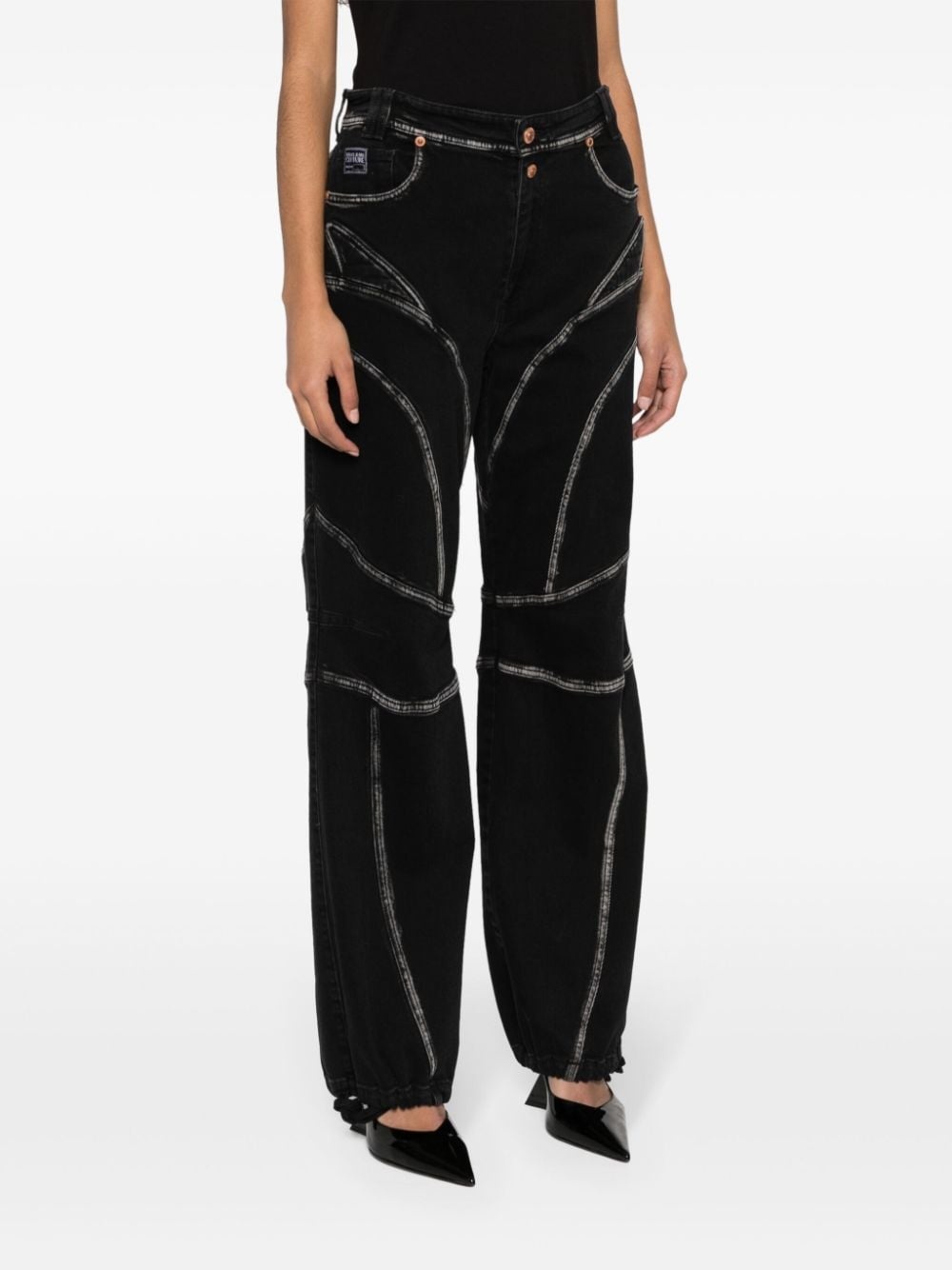 Piece Number straight-leg jeans - 3
