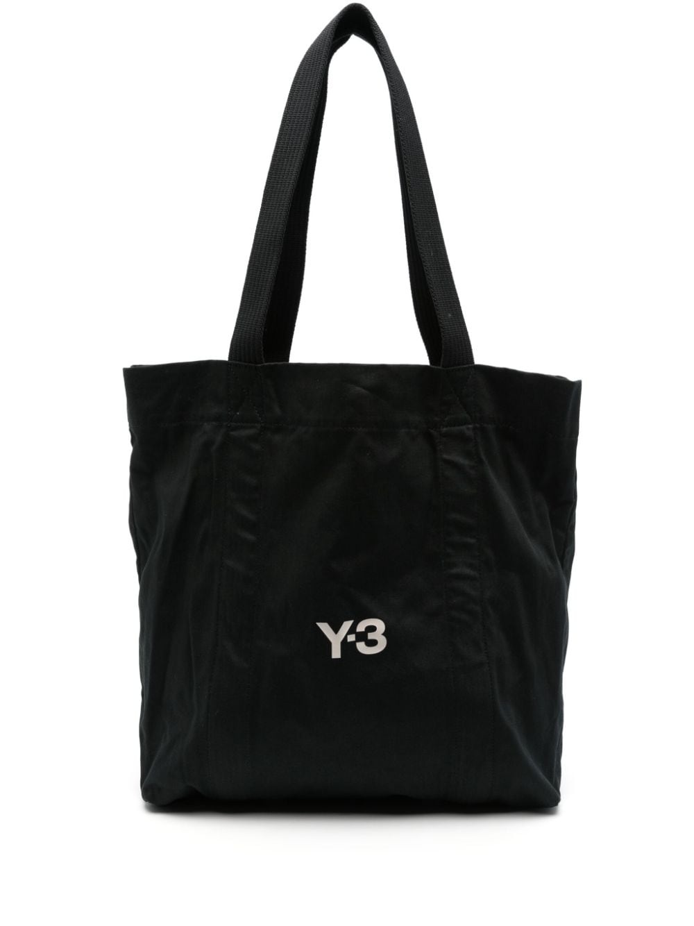 Logo cotton tote - 1