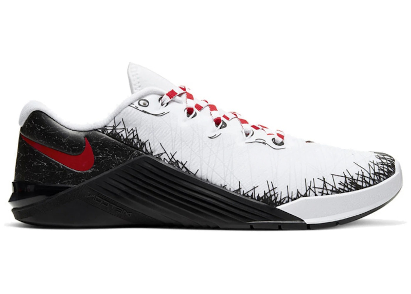 Nike Metcon 5 Amp Black White Red - 1