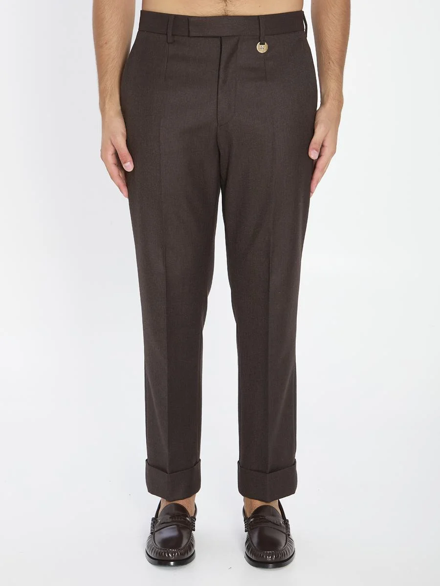 Burberry Tailored Wool Trousers - 1