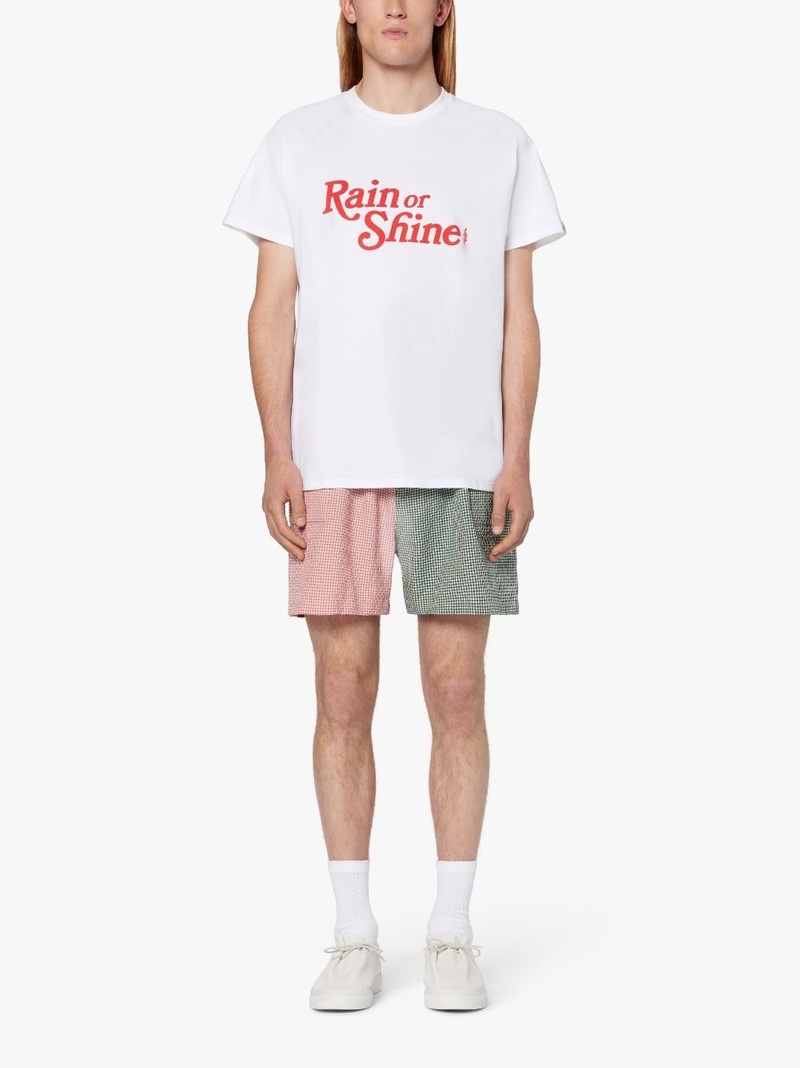 Mackintosh WHITE X RED COTTON RAIN OR SHINE T-SHIRT outlook