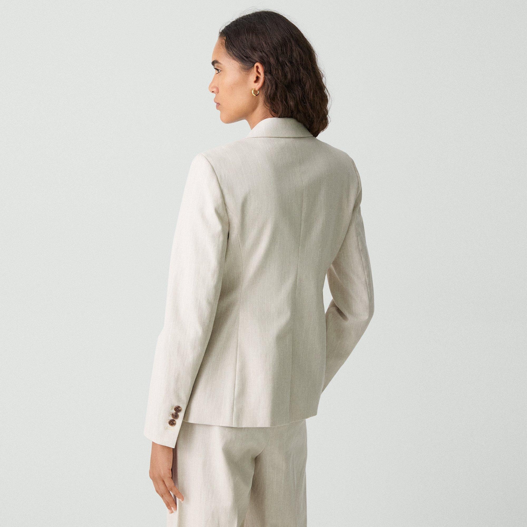 Slim Blazer in Striped Canvas - 4