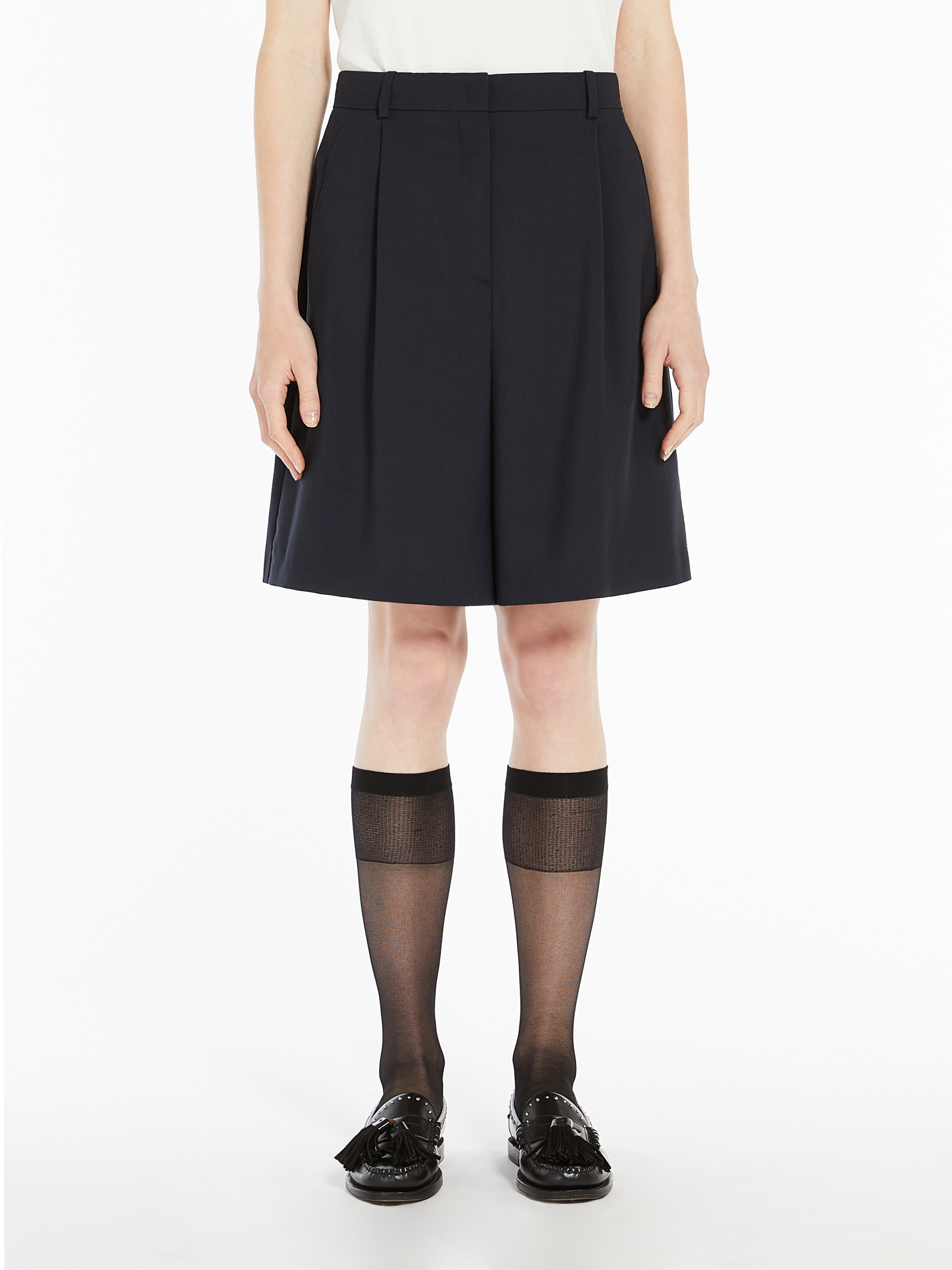 BELBO Woollen cloth Bermuda shorts - 3