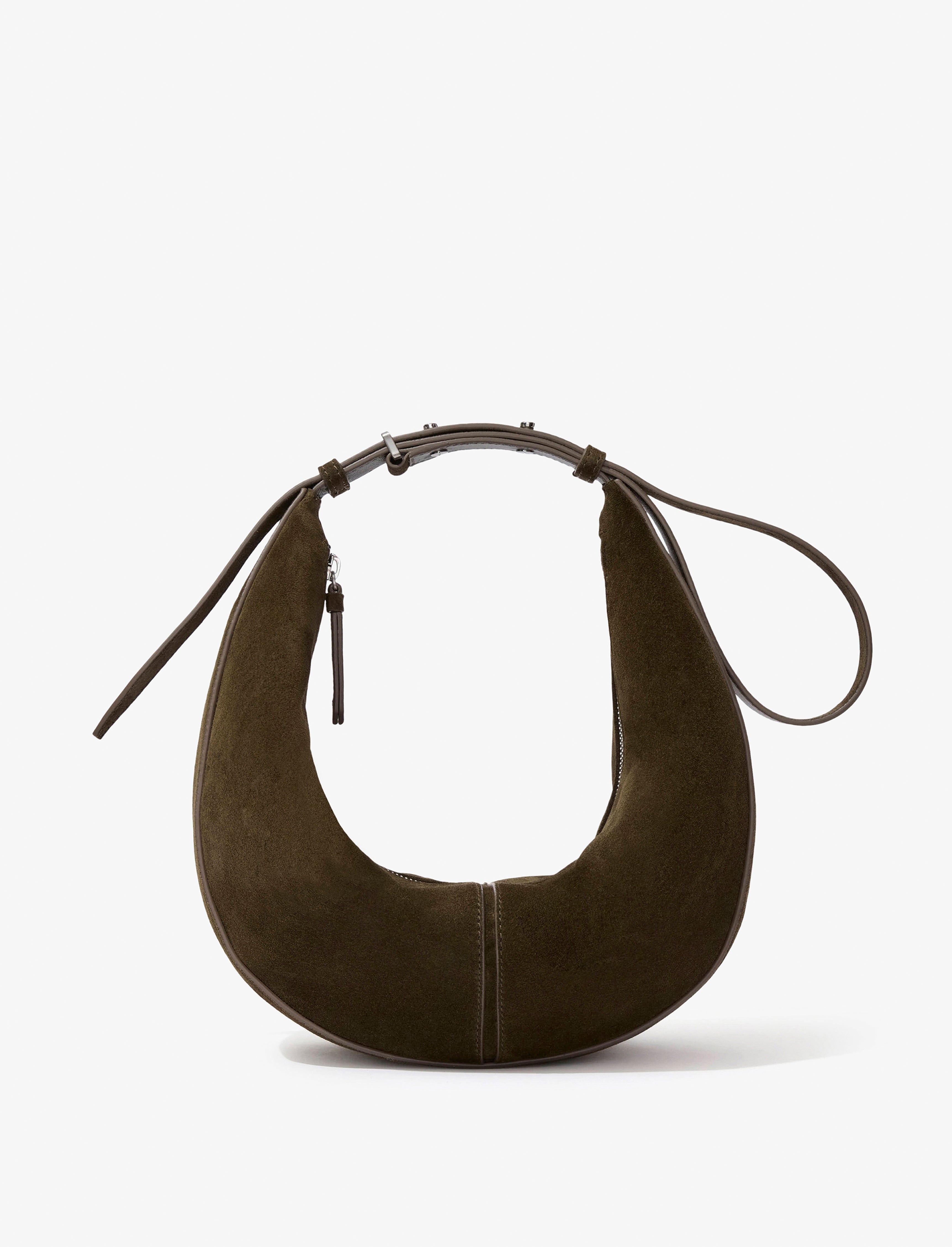 Slide Bag in Soft Suede - 6