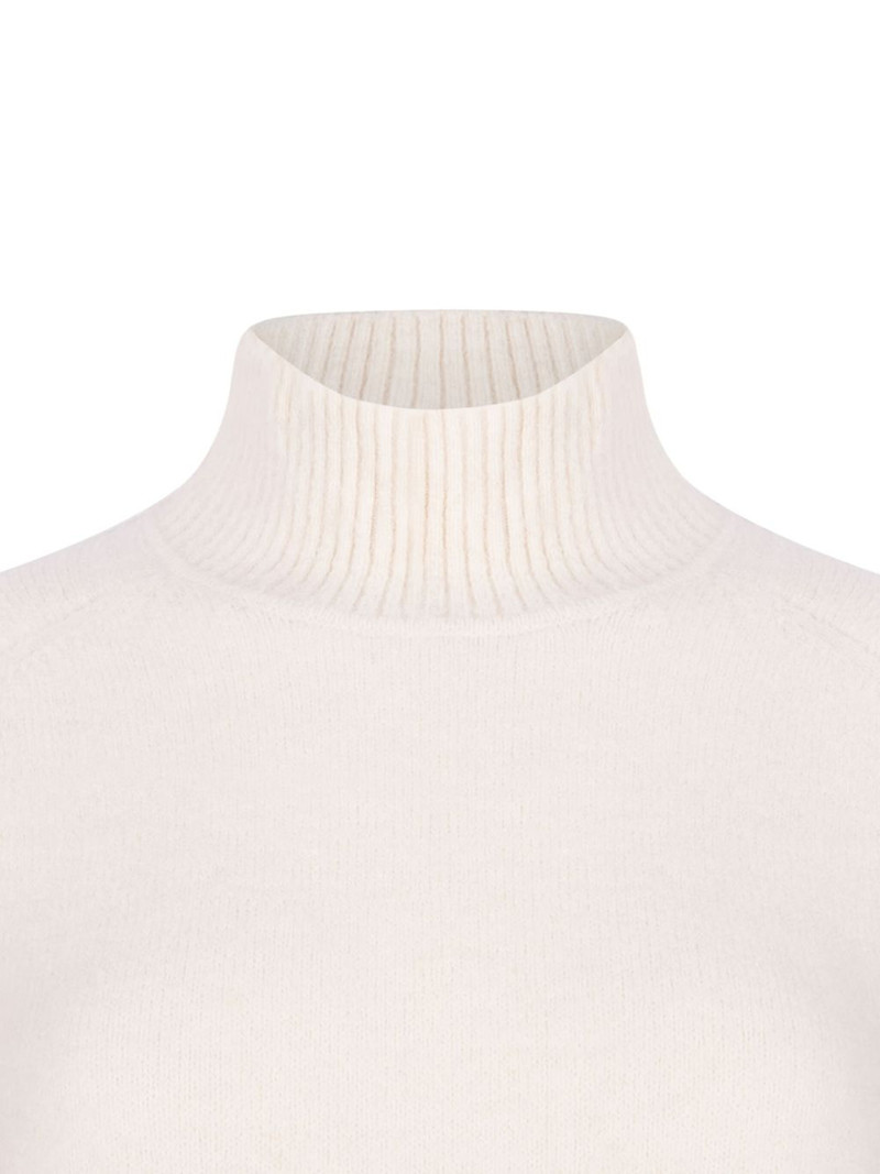 high-neck puff-sleeve sweater 3