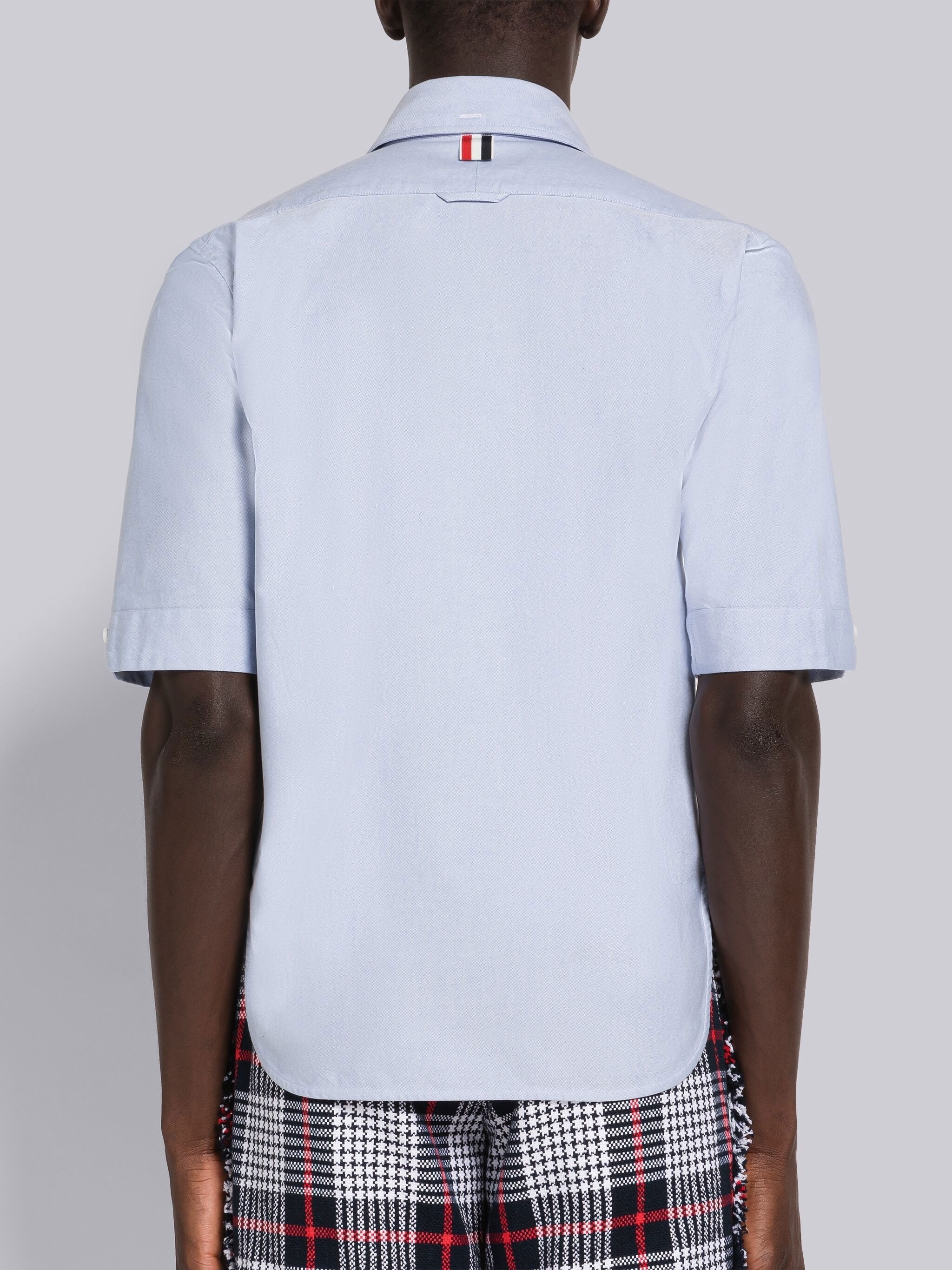 OXFORD ROUND COLLAR SHORT SLEEVE SHIRT - 3