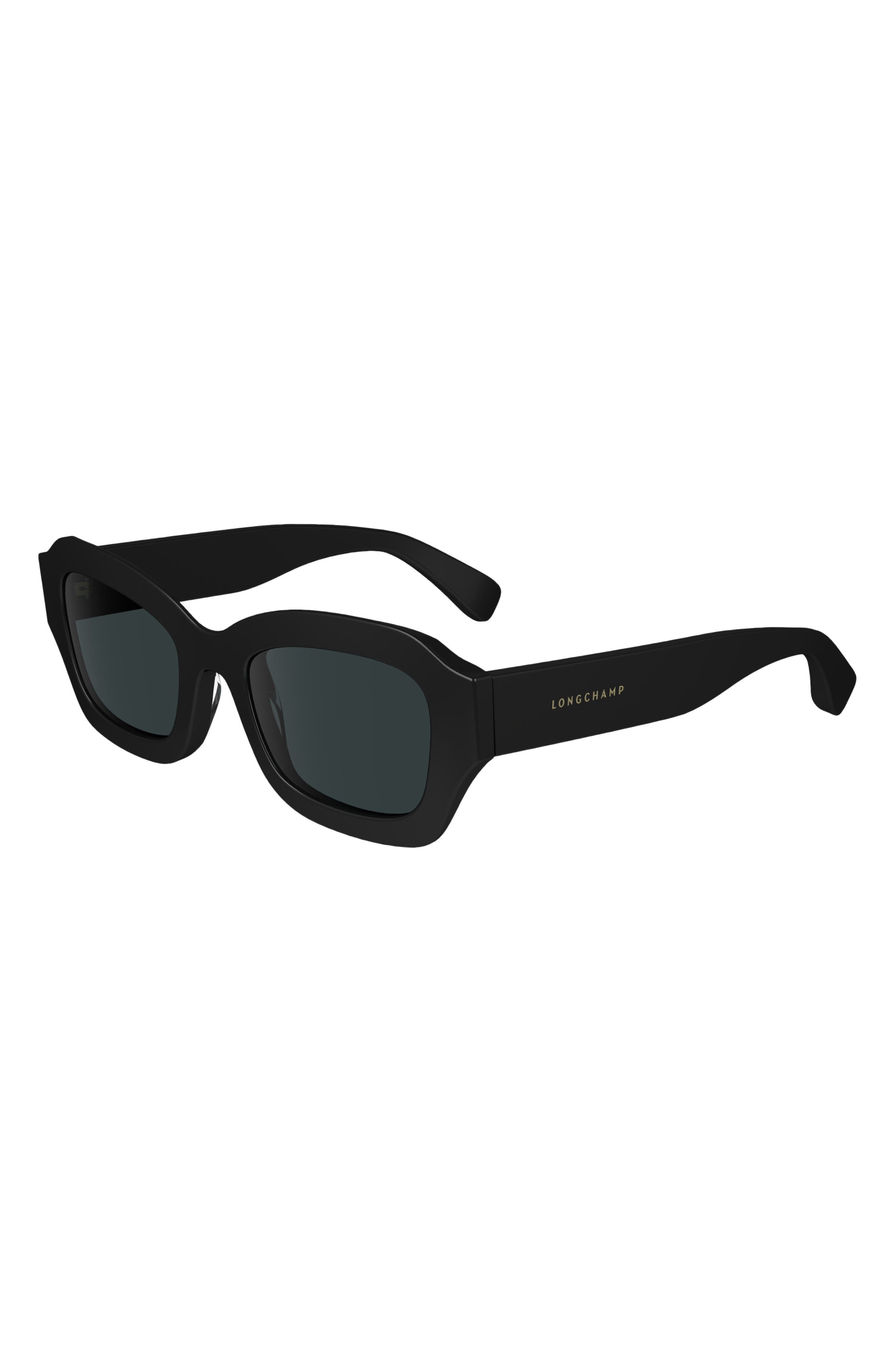 Longchamp Heritage 50mm Cat Eye Sunglasses in Black at Nordstrom - 2