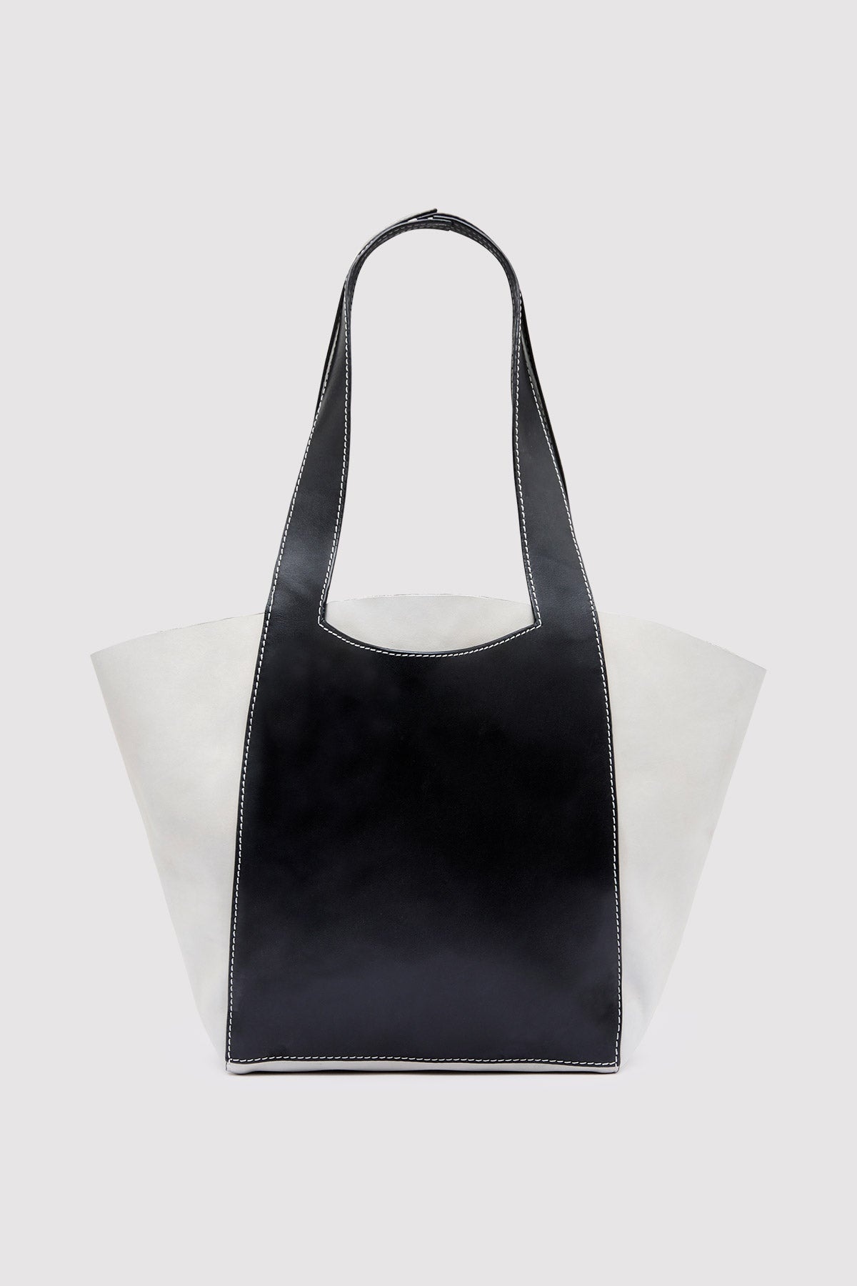 Contrast Bowling Bag - Black - 4