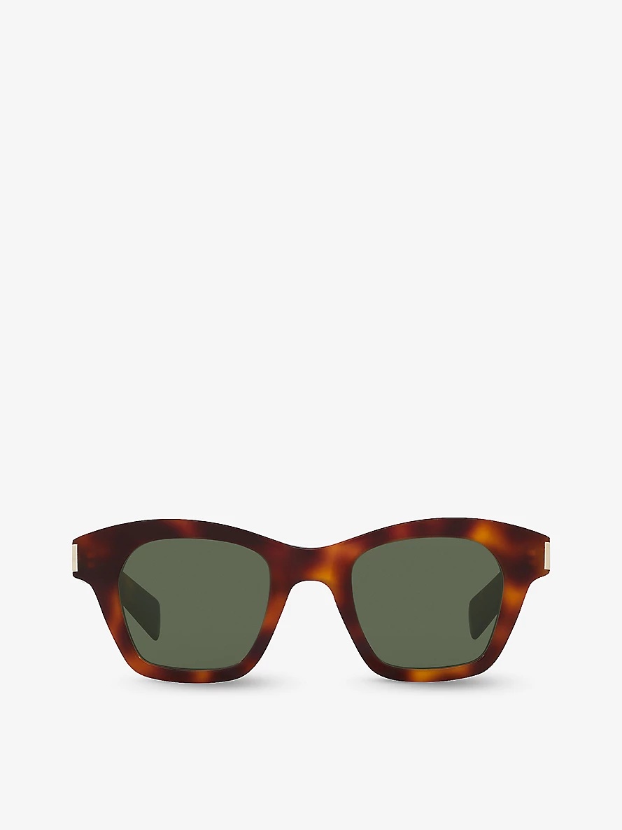 SL592 square-frame tortoiseshell acetate sunglasses - 1
