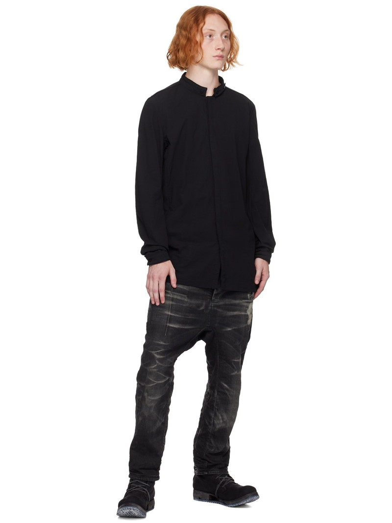 Boris Bidjan Saberi Black Object-Dyed Shirt outlook