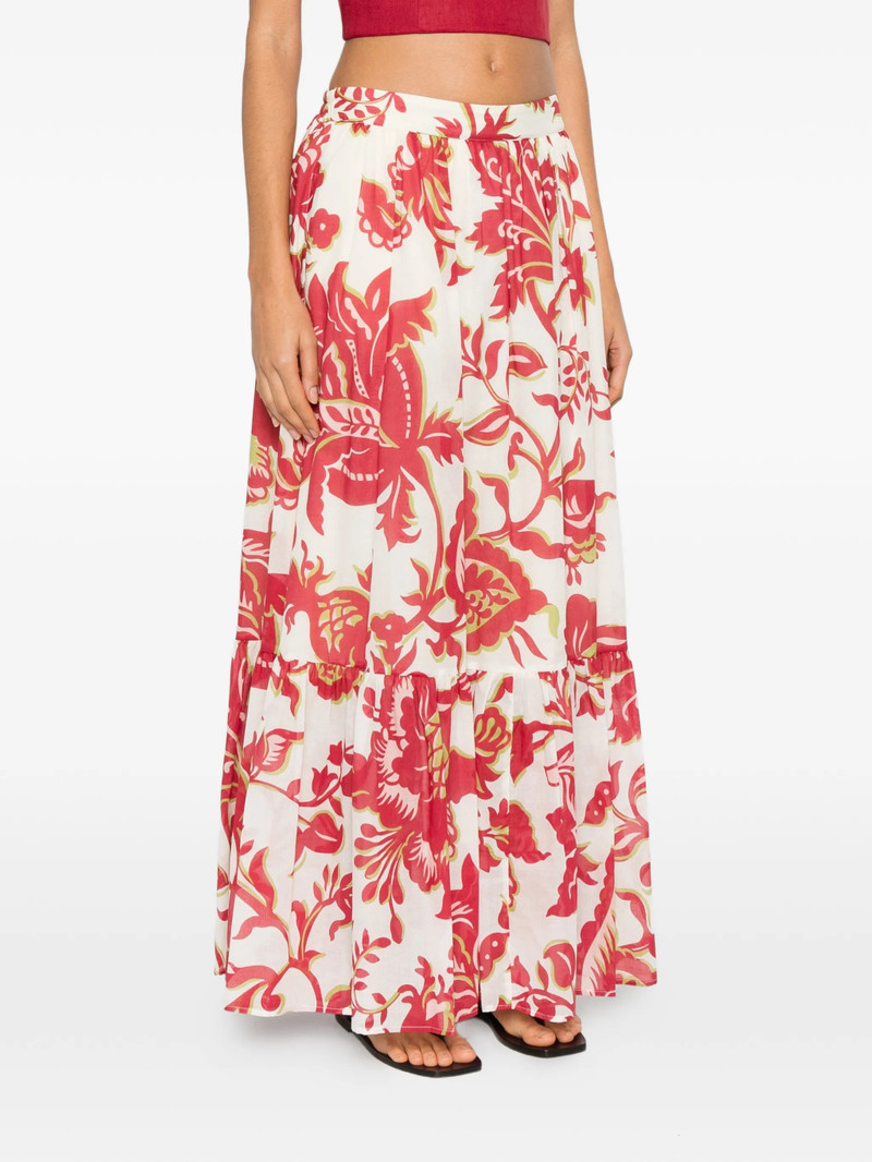 Etro Etro Floral-print Tiered Maxi Skirt outlook