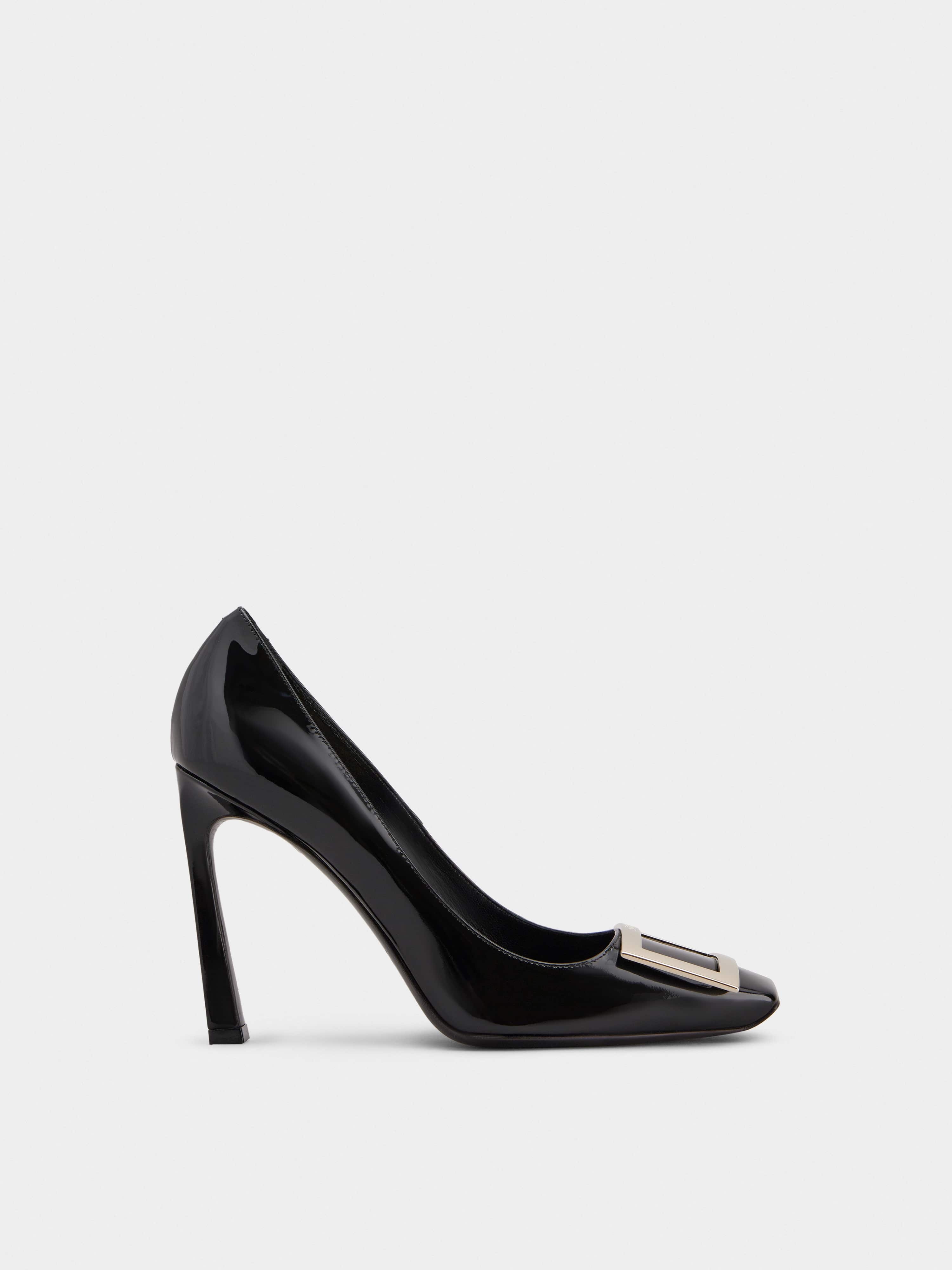 Roger Vivier Belle Vivier Trompette Pumps in Patent Leather | REVERSIBLE