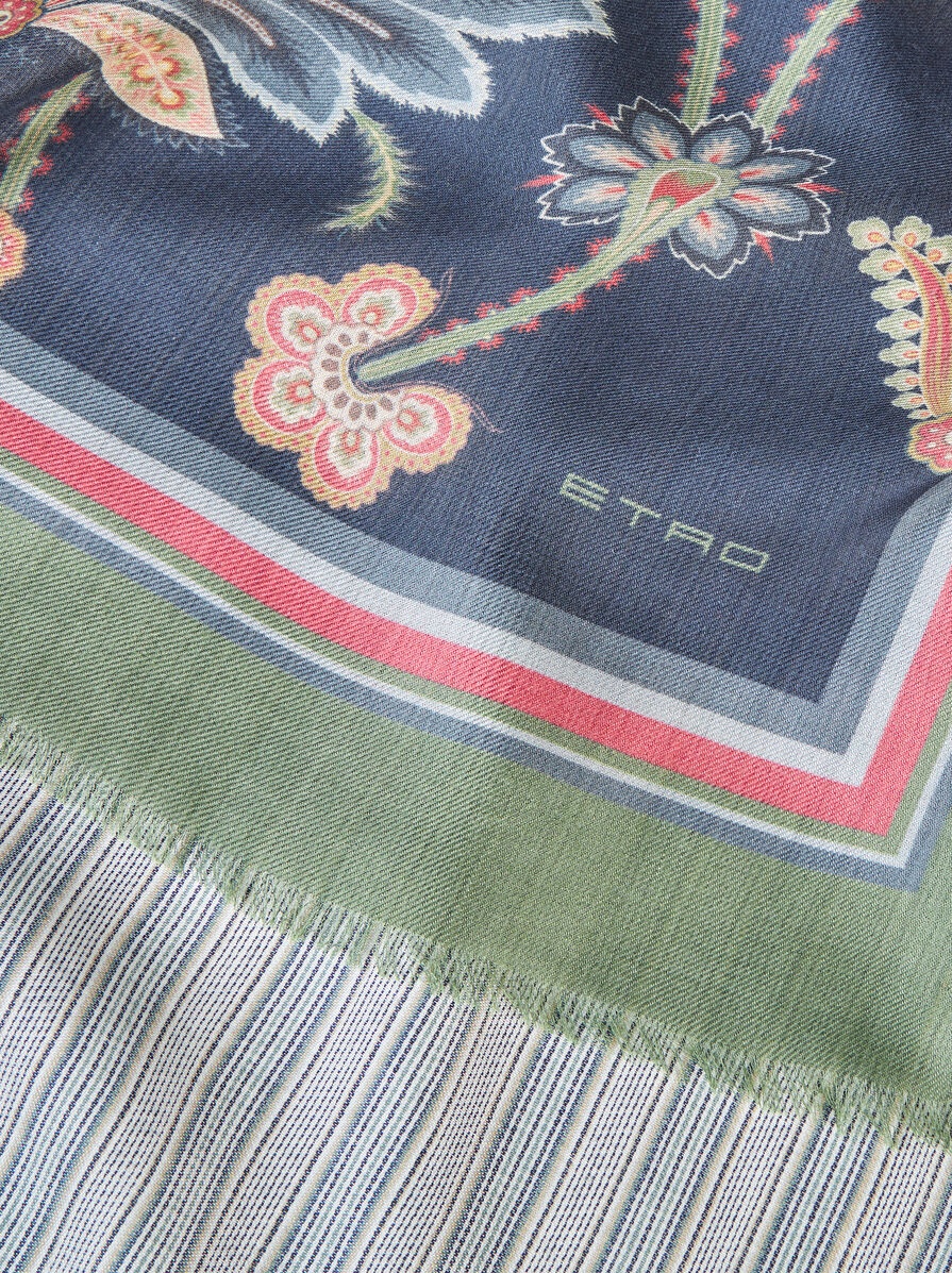 WOOL AND CASHMERE SCARF - 3