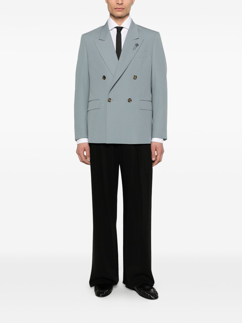 LARDINI double-breasted blazer outlook