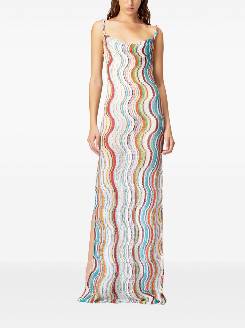 zigzag maxi dress - 3