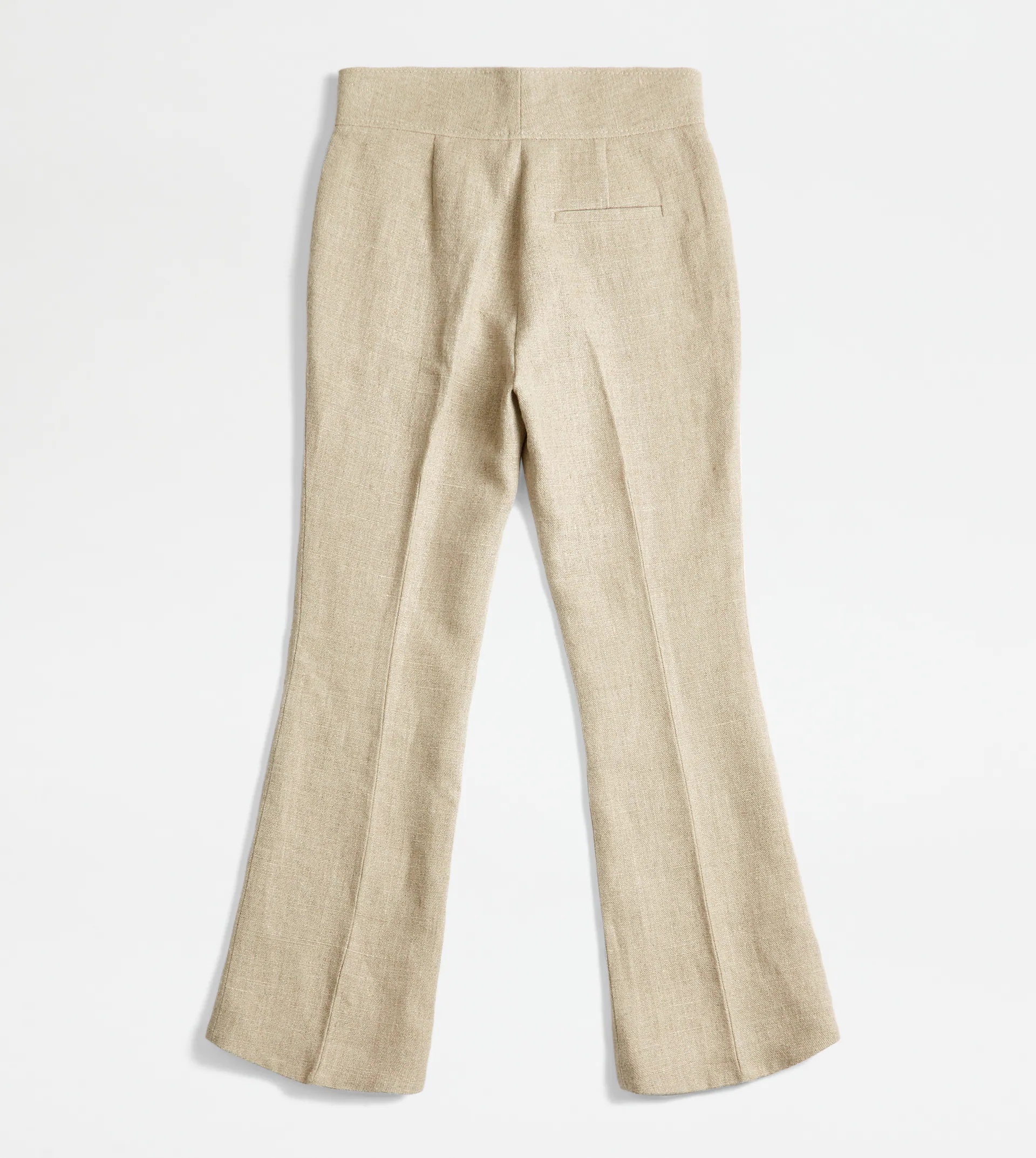 TRUMPET-SHAPED TROUSERS - BEIGE - 7