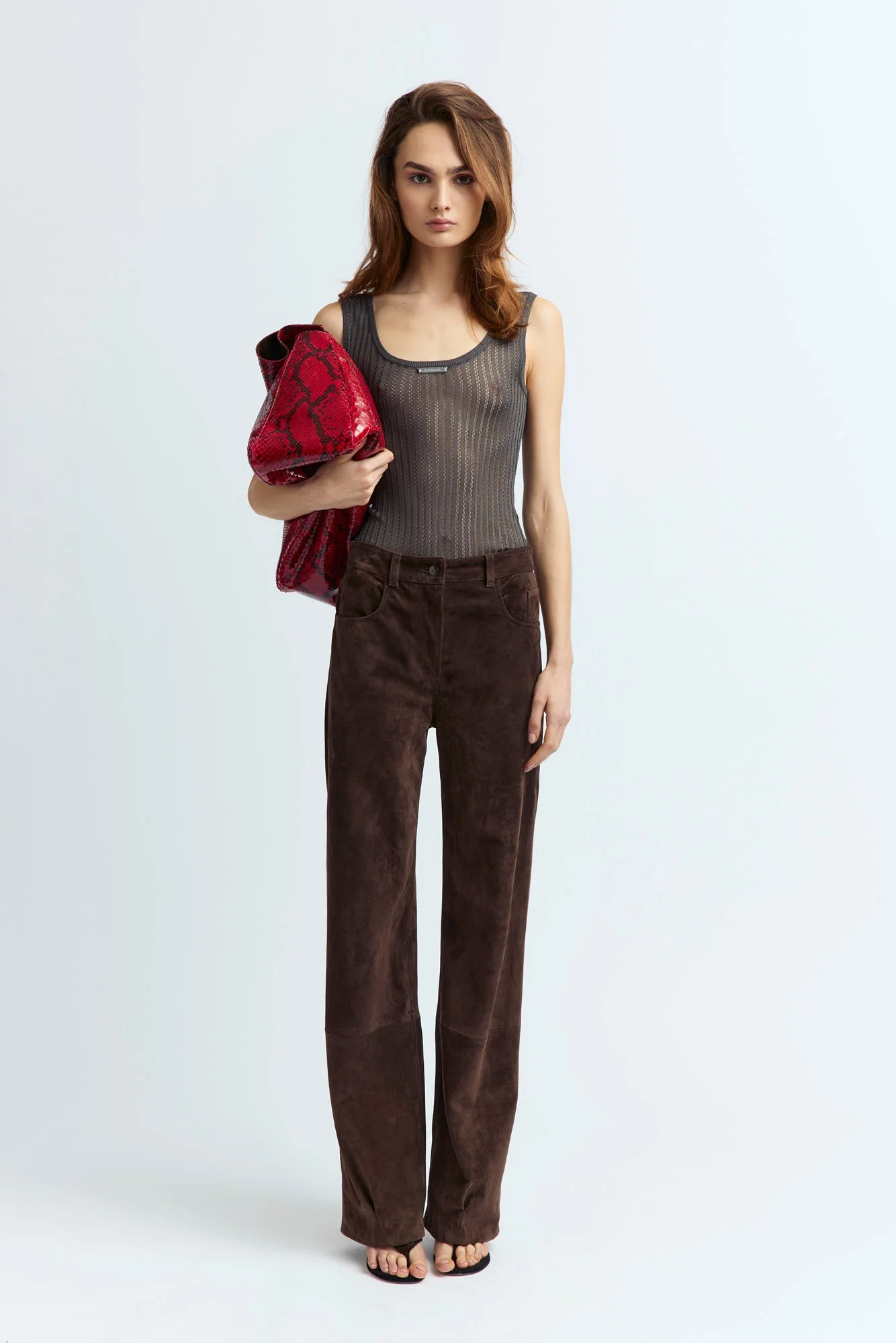 VANTE TROUSER IN SUEDE - 1
