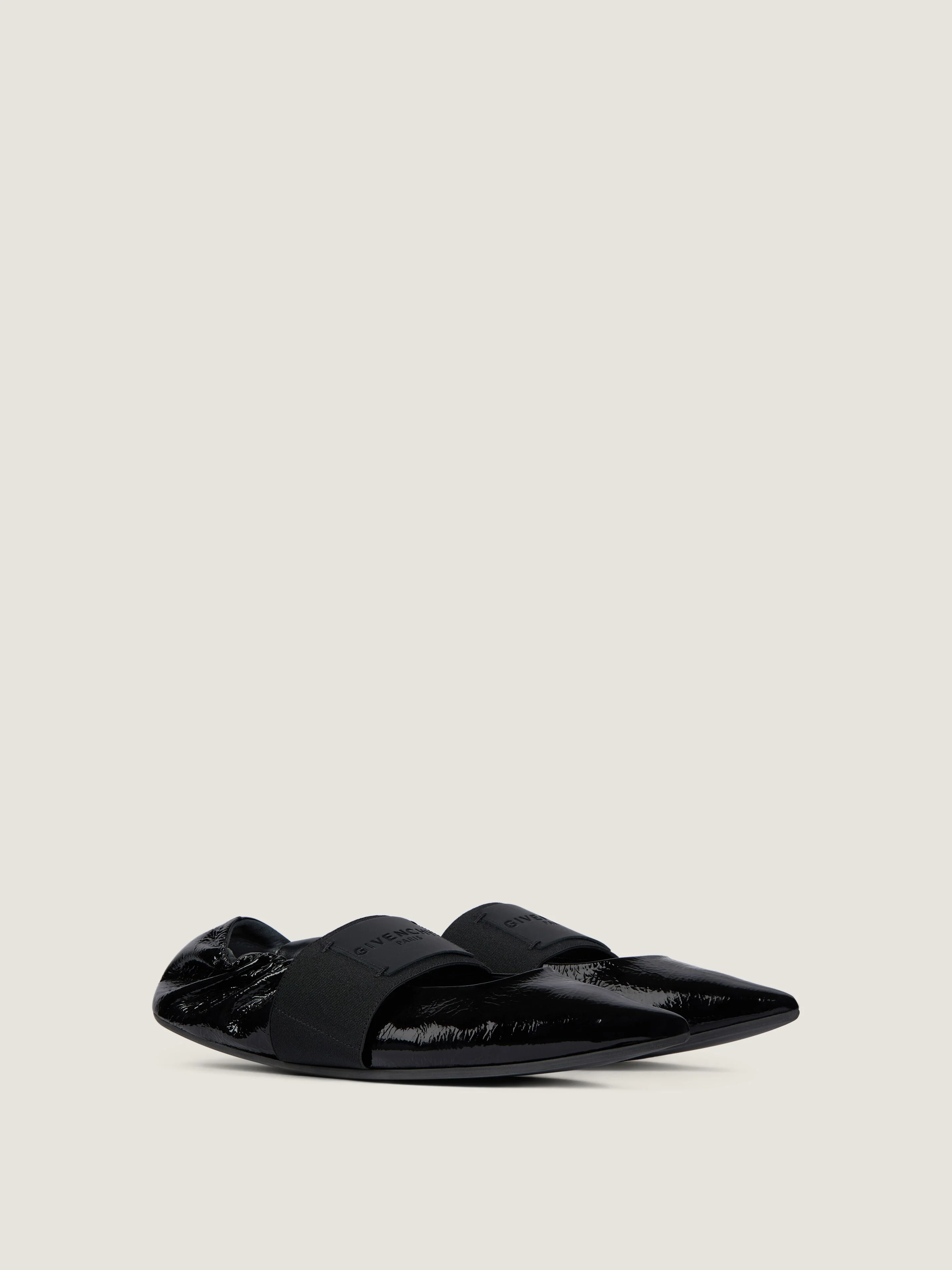 CRUSH BALLERINAS IN NAPLACK LEATHER - 1