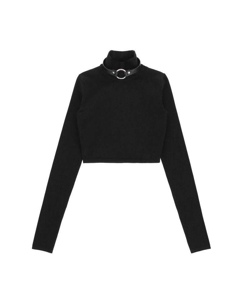 CROPPED KNIT TURTLENECK 1