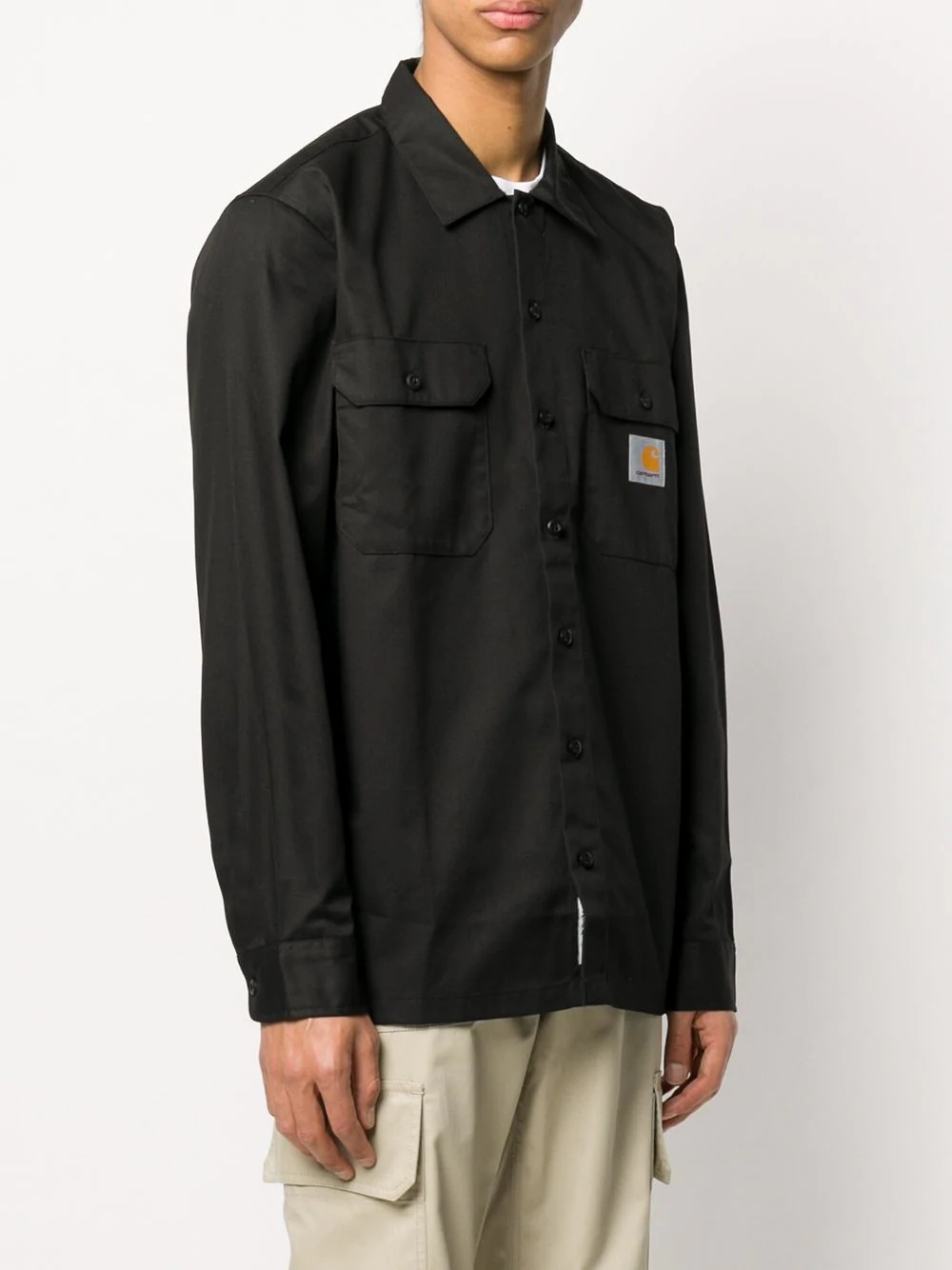 Master logo patch detail shirt - 3