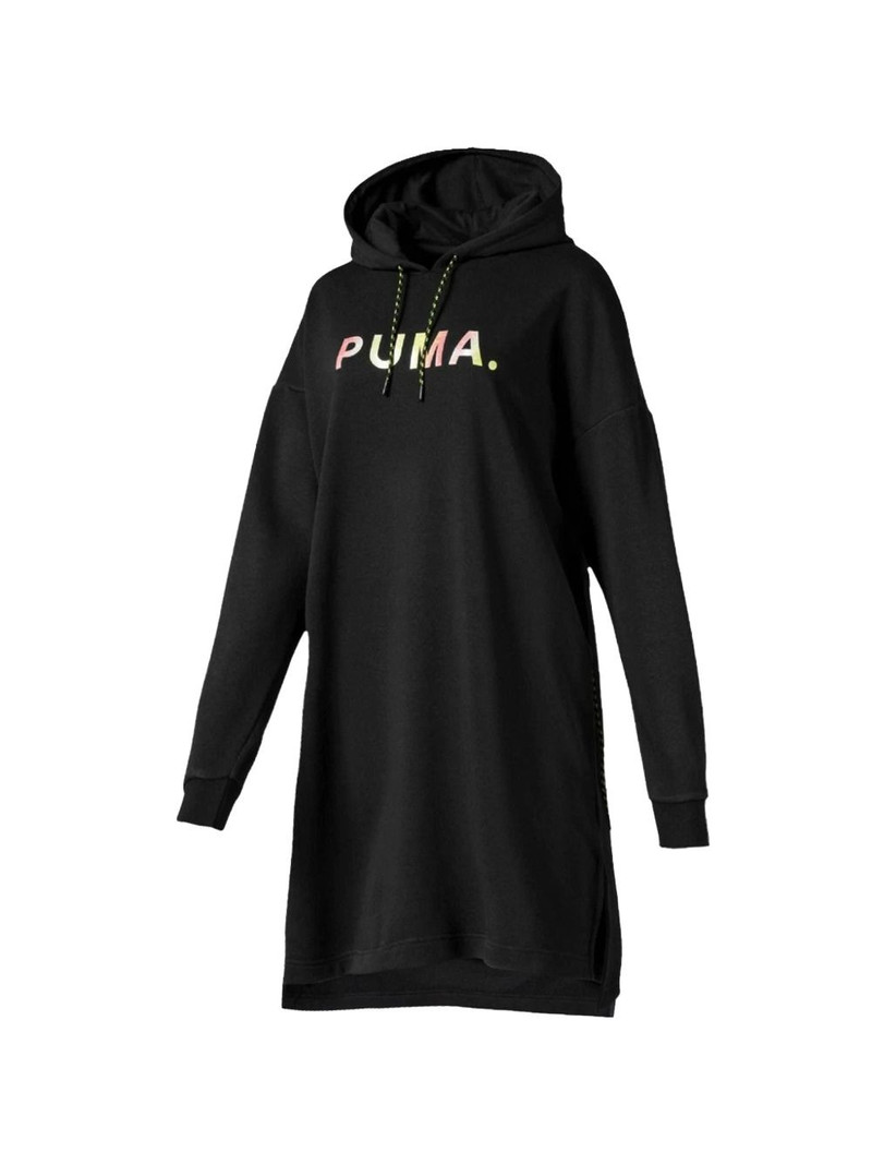 hooded long-sleeved dress 1