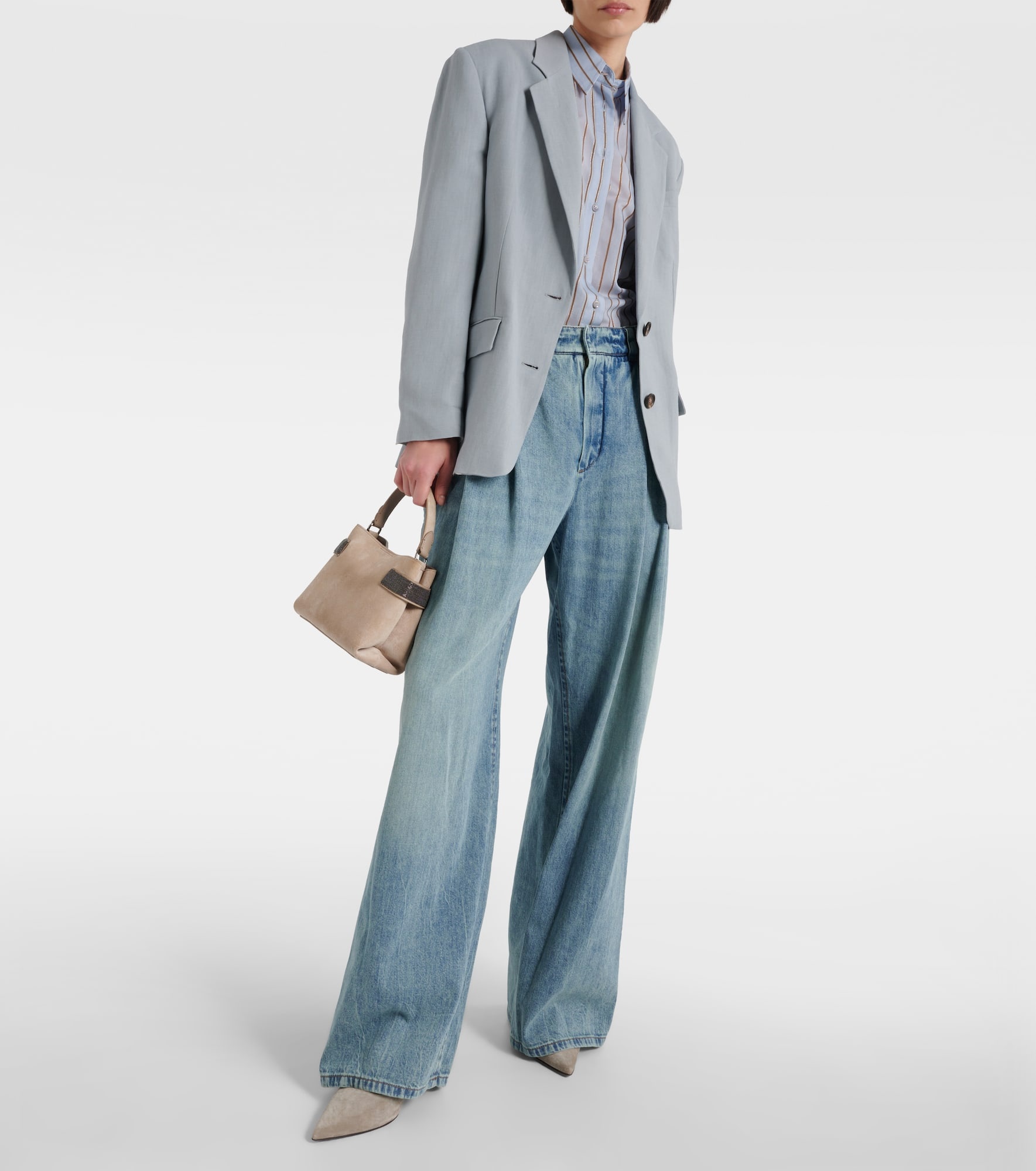 High-rise wide-leg jeans - 2