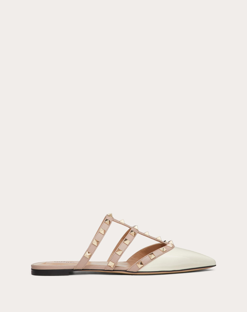 ROCKSTUD PATENT-LEATHER MULE - 1