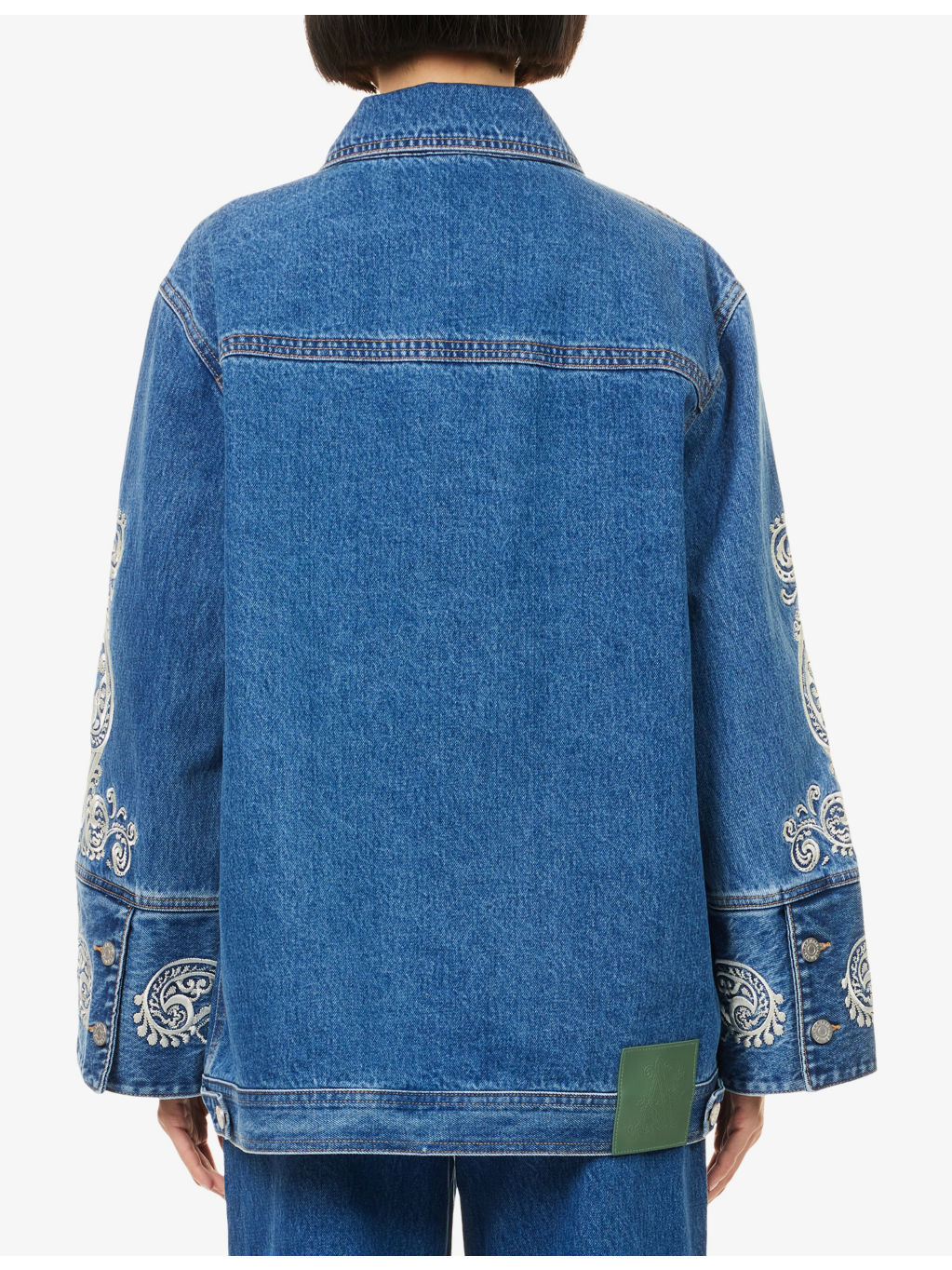 Jacones Embroidered Denim Jacket - 4