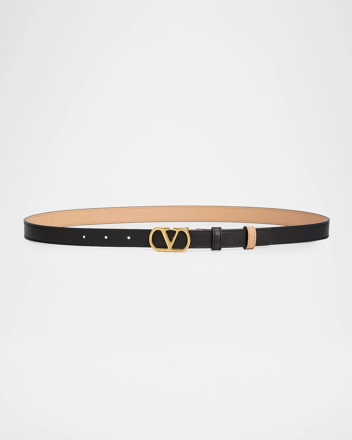 VLogo Signature Reversible Shiny Calfskin Belt 20MM - 1
