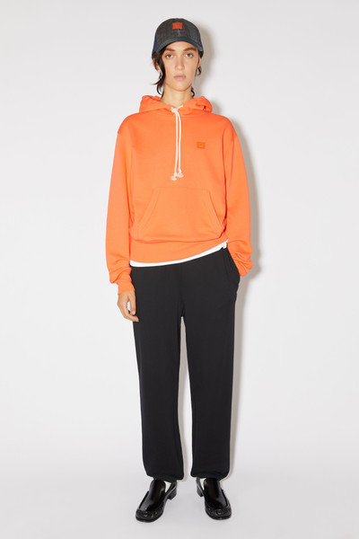 Acne Studios Hooded sweatshirt - Regular fit - Mandarin orange outlook