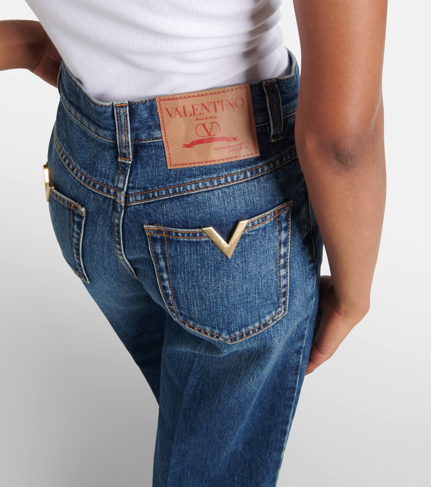High-rise wide-leg jeans - 6
