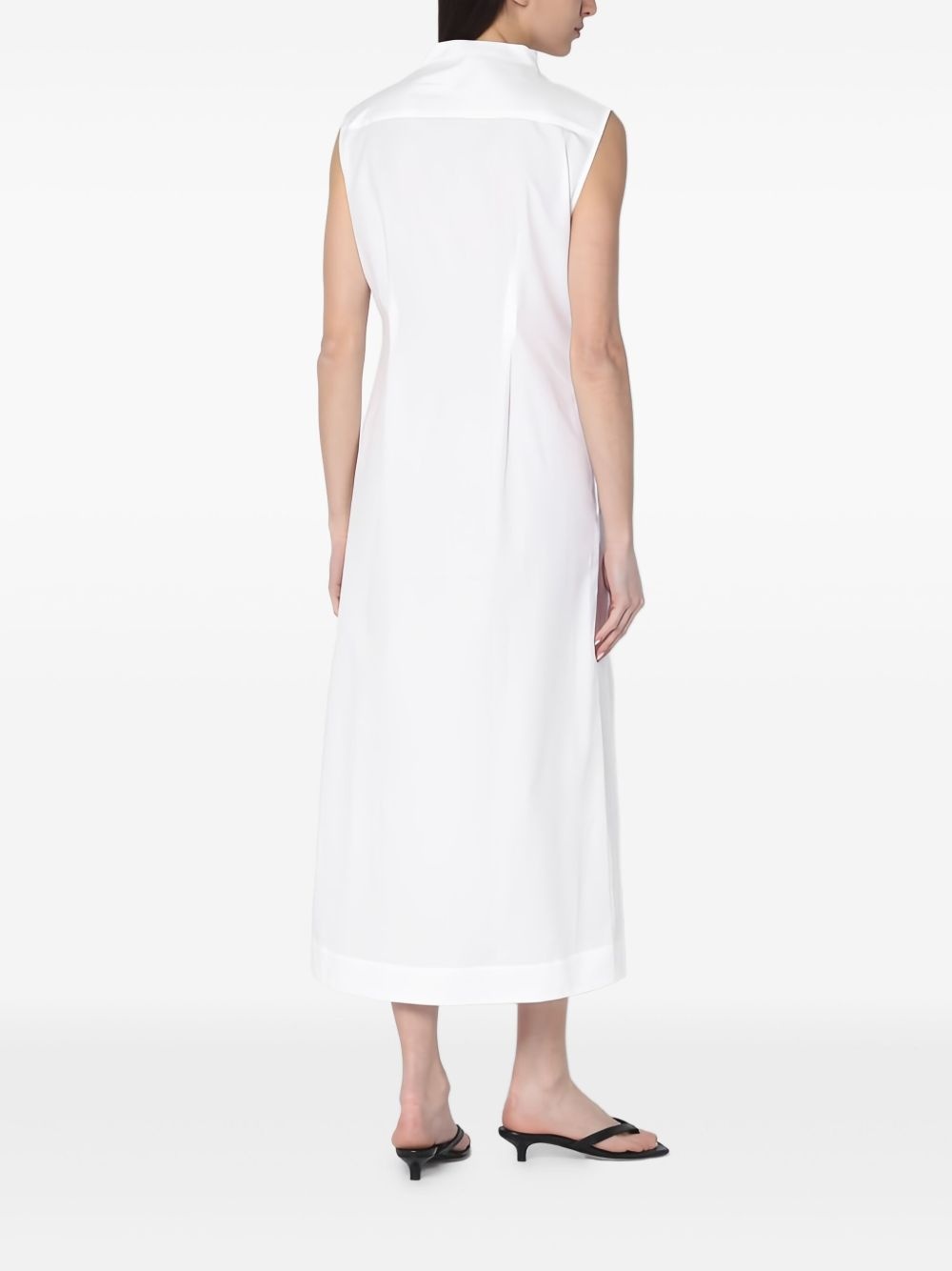 cotton shirt dress - 3