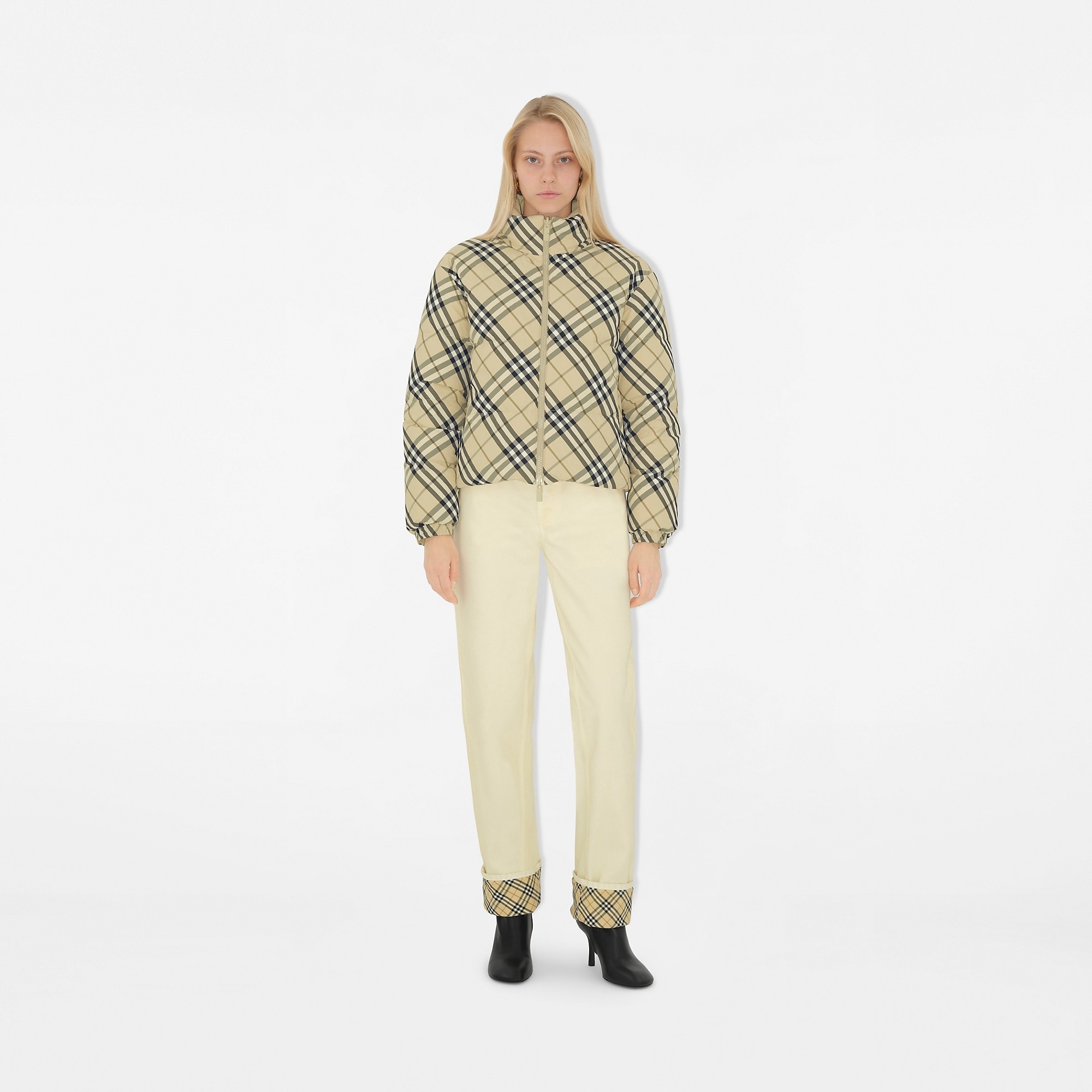 Reversible Check Puffer Jacket - 2