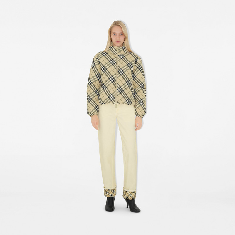 Burberry Reversible Check Puffer Jacket outlook