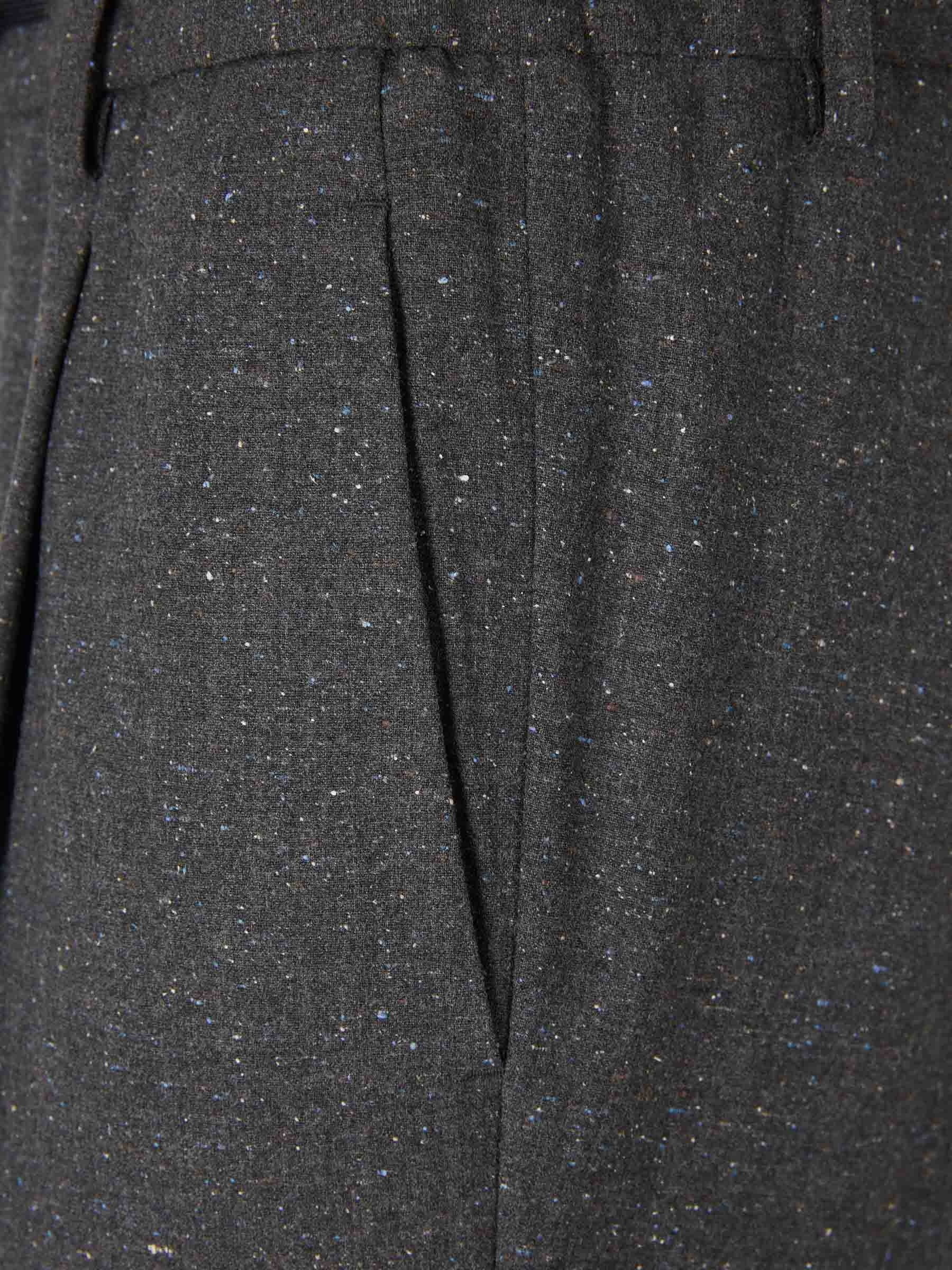 WOOL TEXTURED PANTS - 3